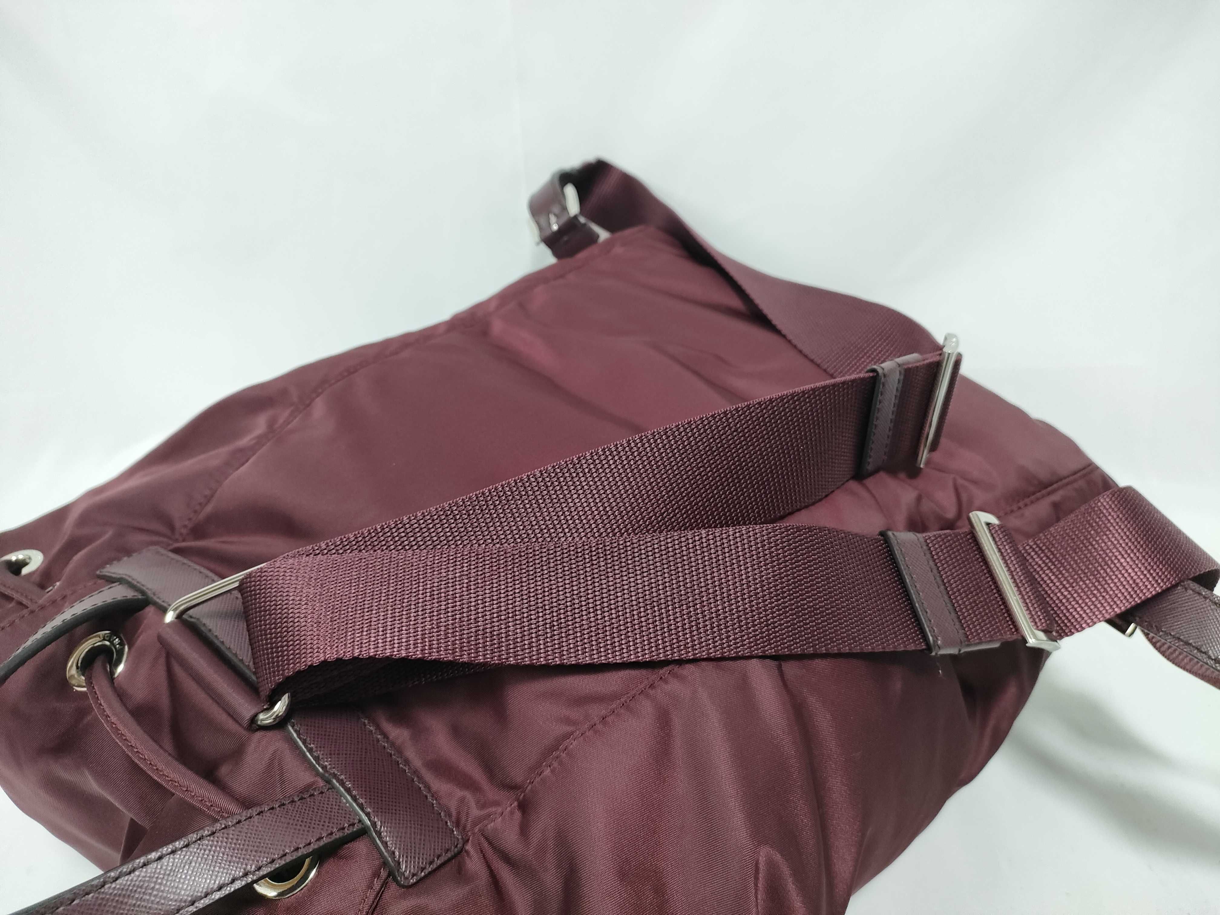 (Prada) Current Model Saffiano Nylon Backpack — view 8