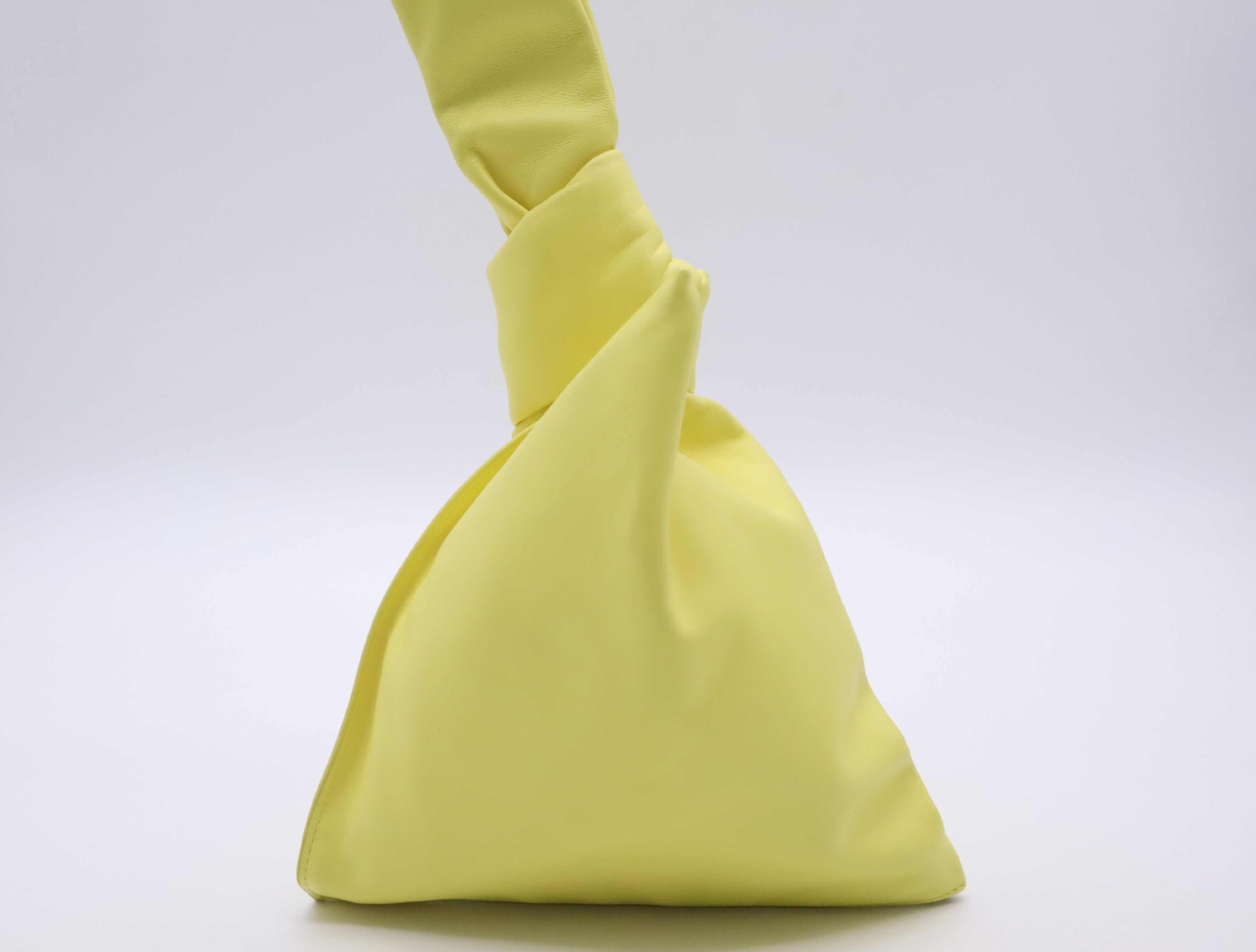 652001 VCP40 Leather Mini The Twist Yellow Handbag — view 2
