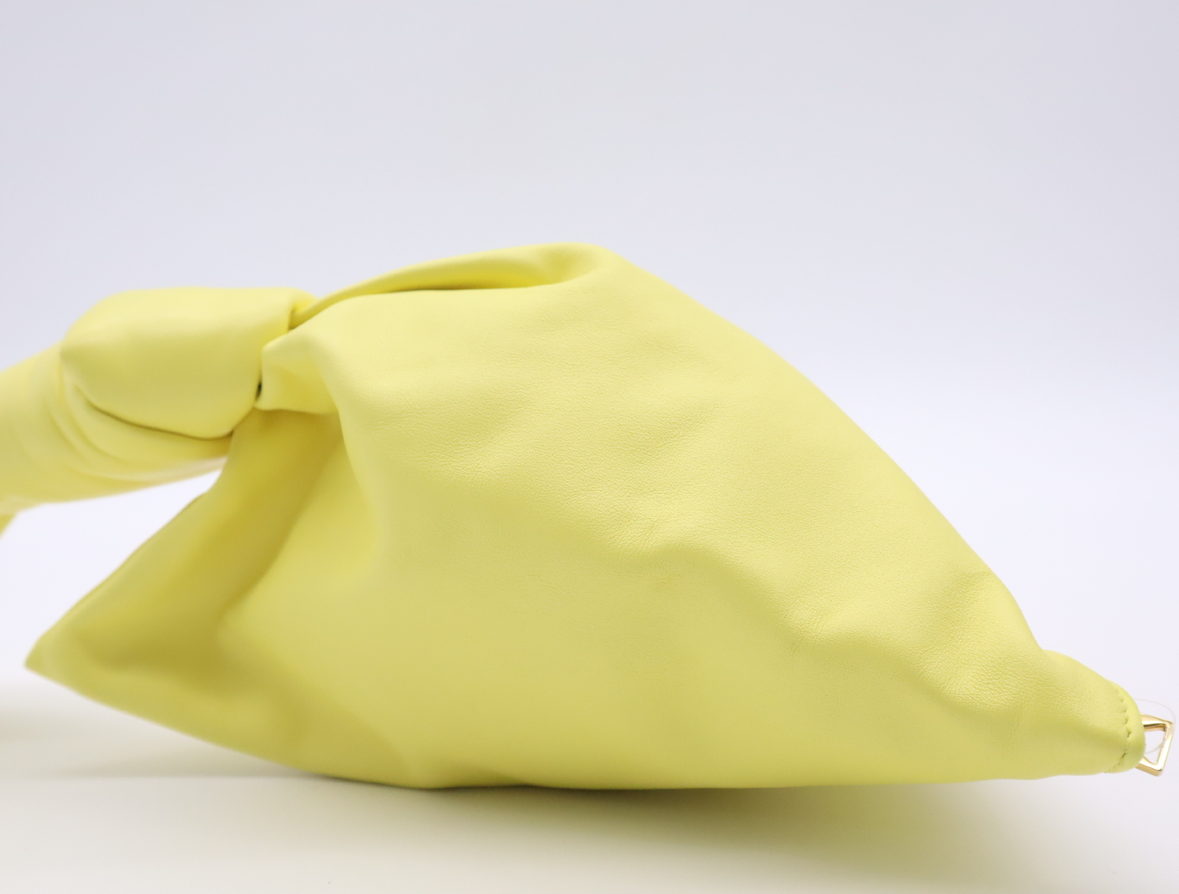 652001 VCP40 Leather Mini The Twist Yellow Handbag — view 3