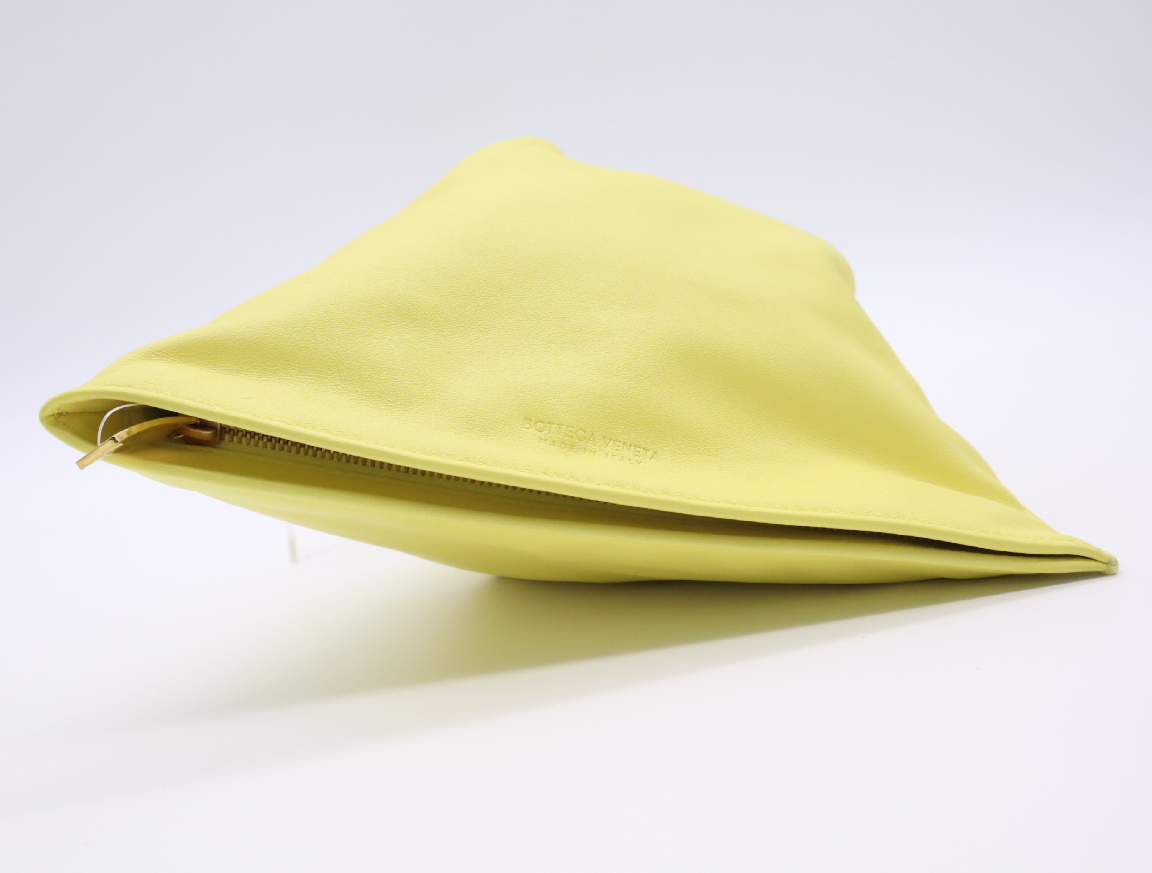 652001 VCP40 Leather Mini The Twist Yellow Handbag — view 4