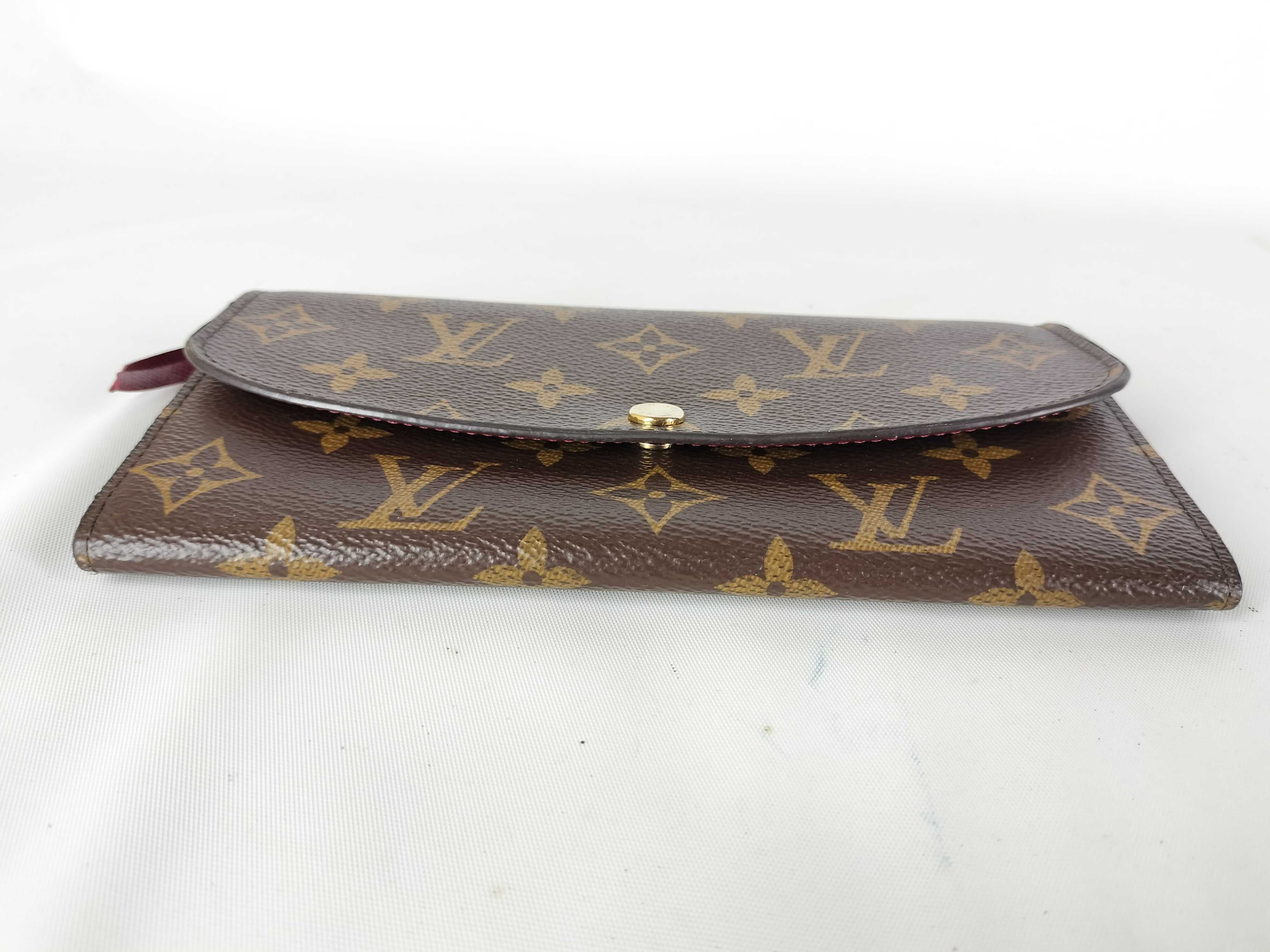 Monogram Portefeuille Emilie Wallet with Initials — view 4