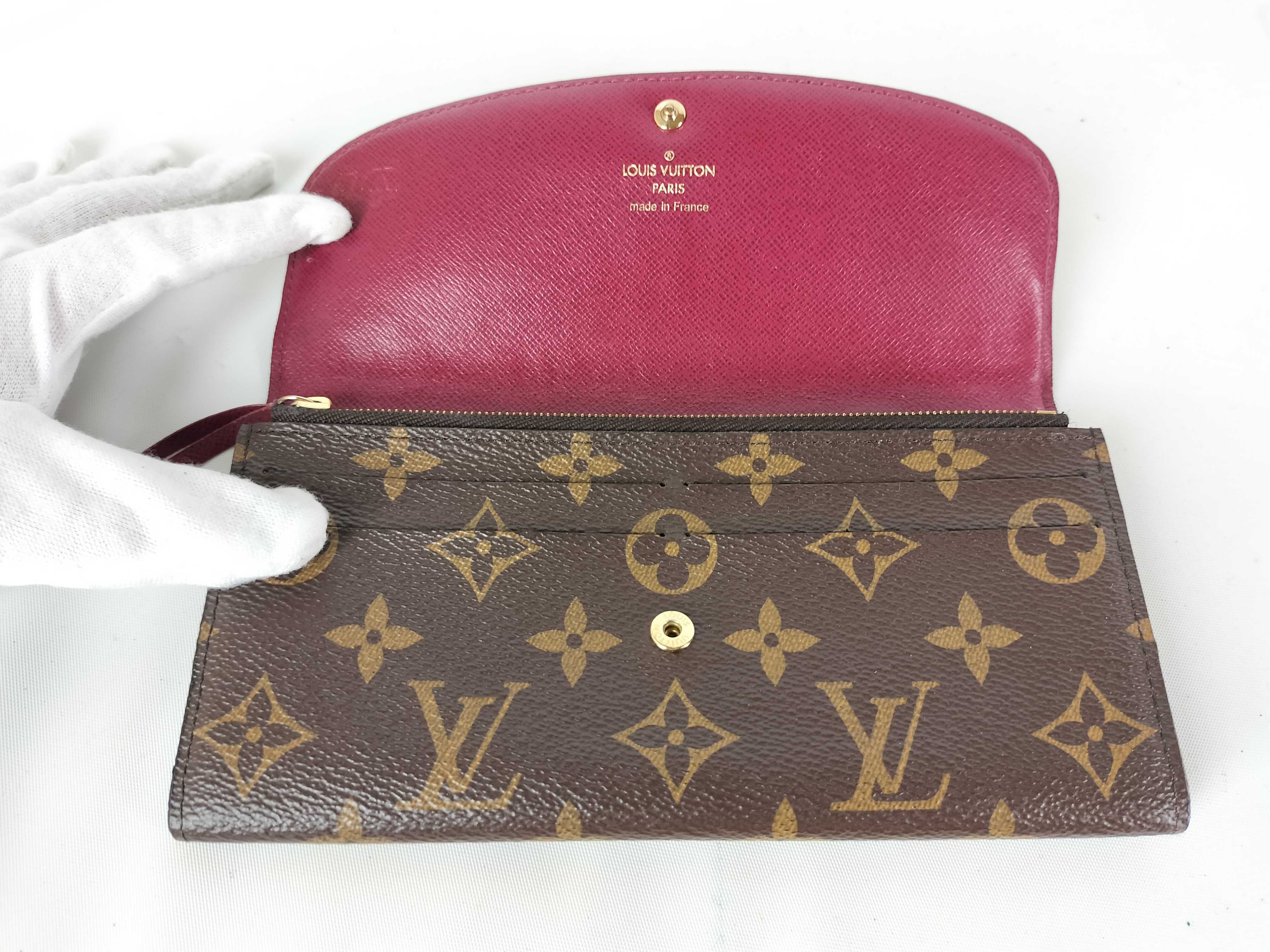 Monogram Portefeuille Emilie Wallet with Initials — view 6
