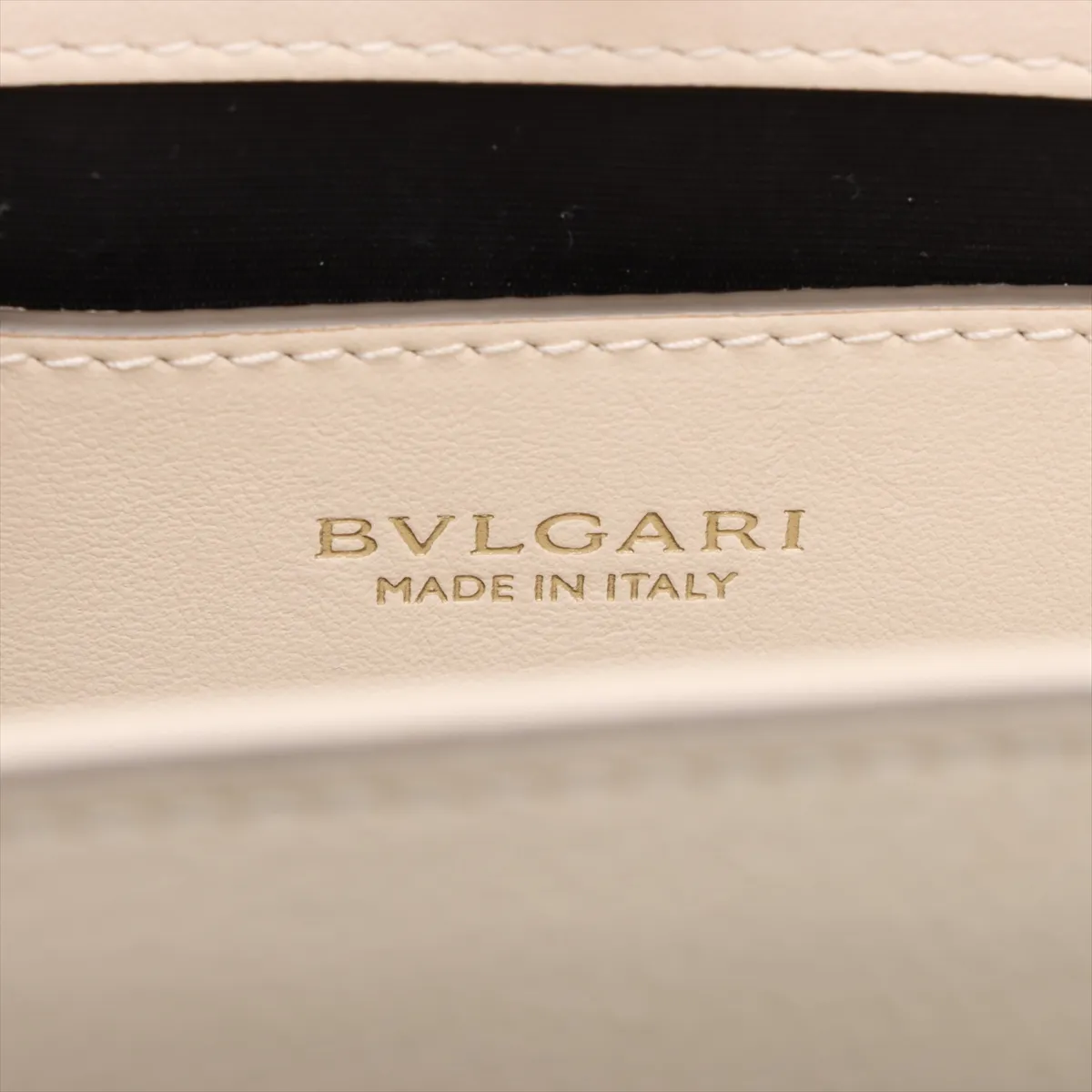Logo Leather 2WAY Handbag Beige — view 11
