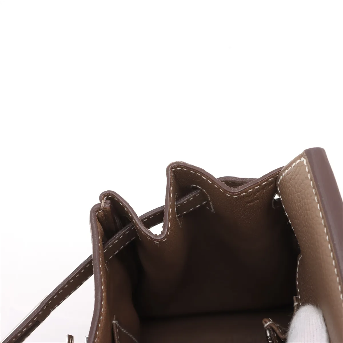 [Individually wrapped] Hermes Birkin 25 LeTourne Togo Etoupe Silver hardware Y:2020 — view 11