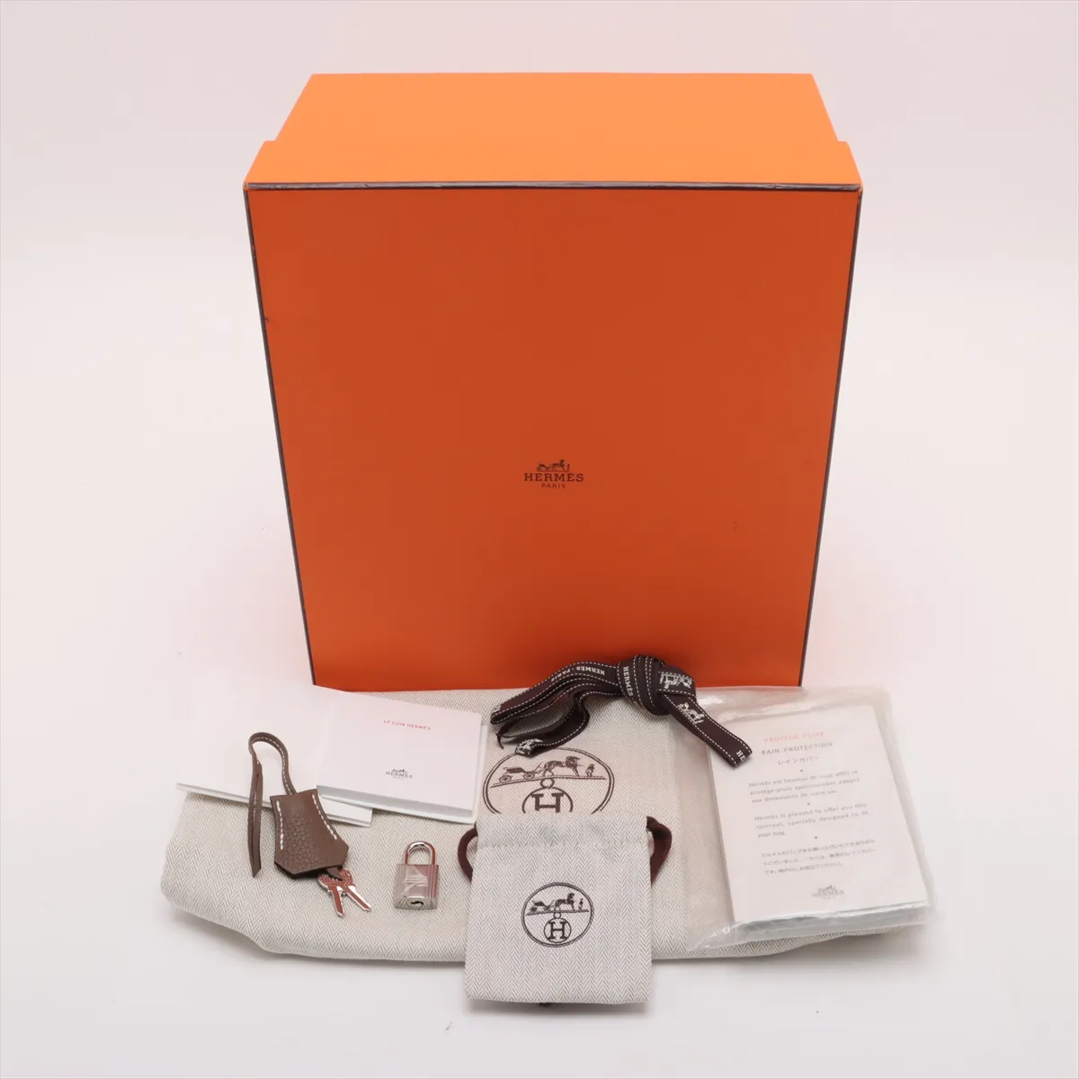 [Individually wrapped] Hermes Birkin 25 LeTourne Togo Etoupe Silver hardware Y:2020 — view 12