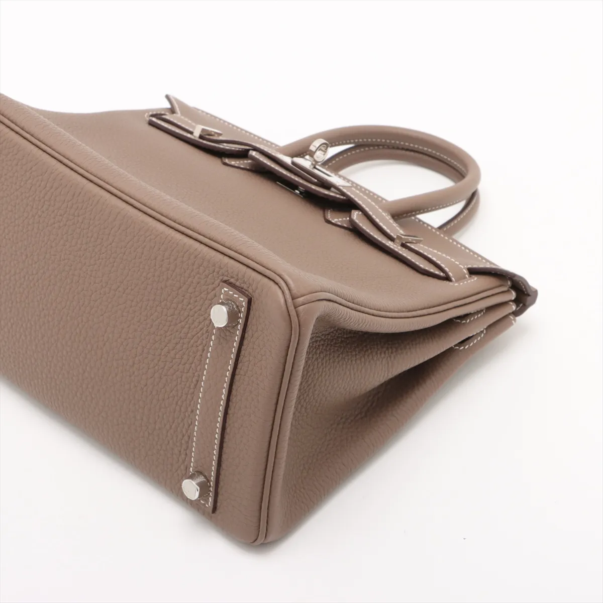 [Individually wrapped] Hermes Birkin 25 LeTourne Togo Etoupe Silver hardware Y:2020 — view 3
