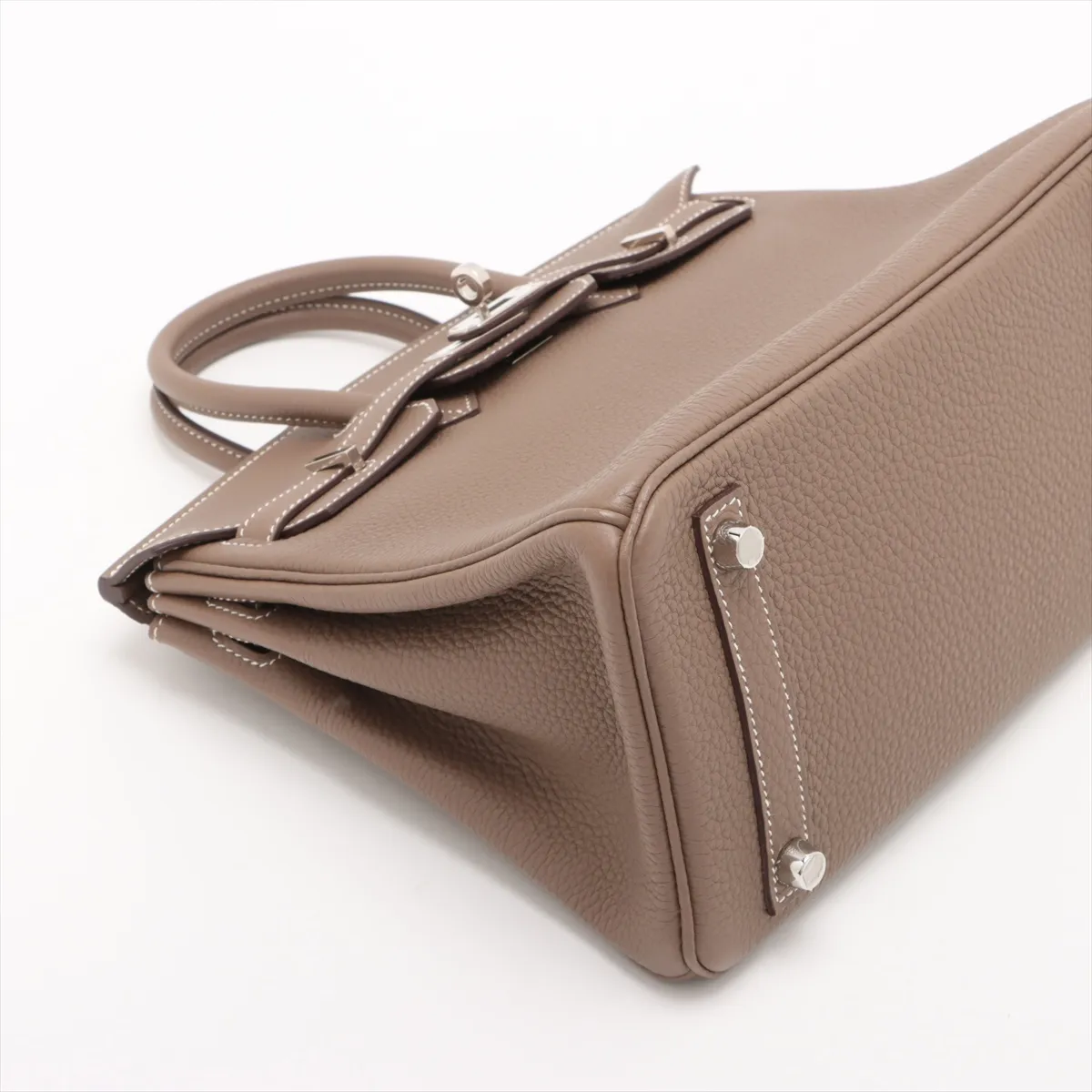 [Individually wrapped] Hermes Birkin 25 LeTourne Togo Etoupe Silver hardware Y:2020 — view 4