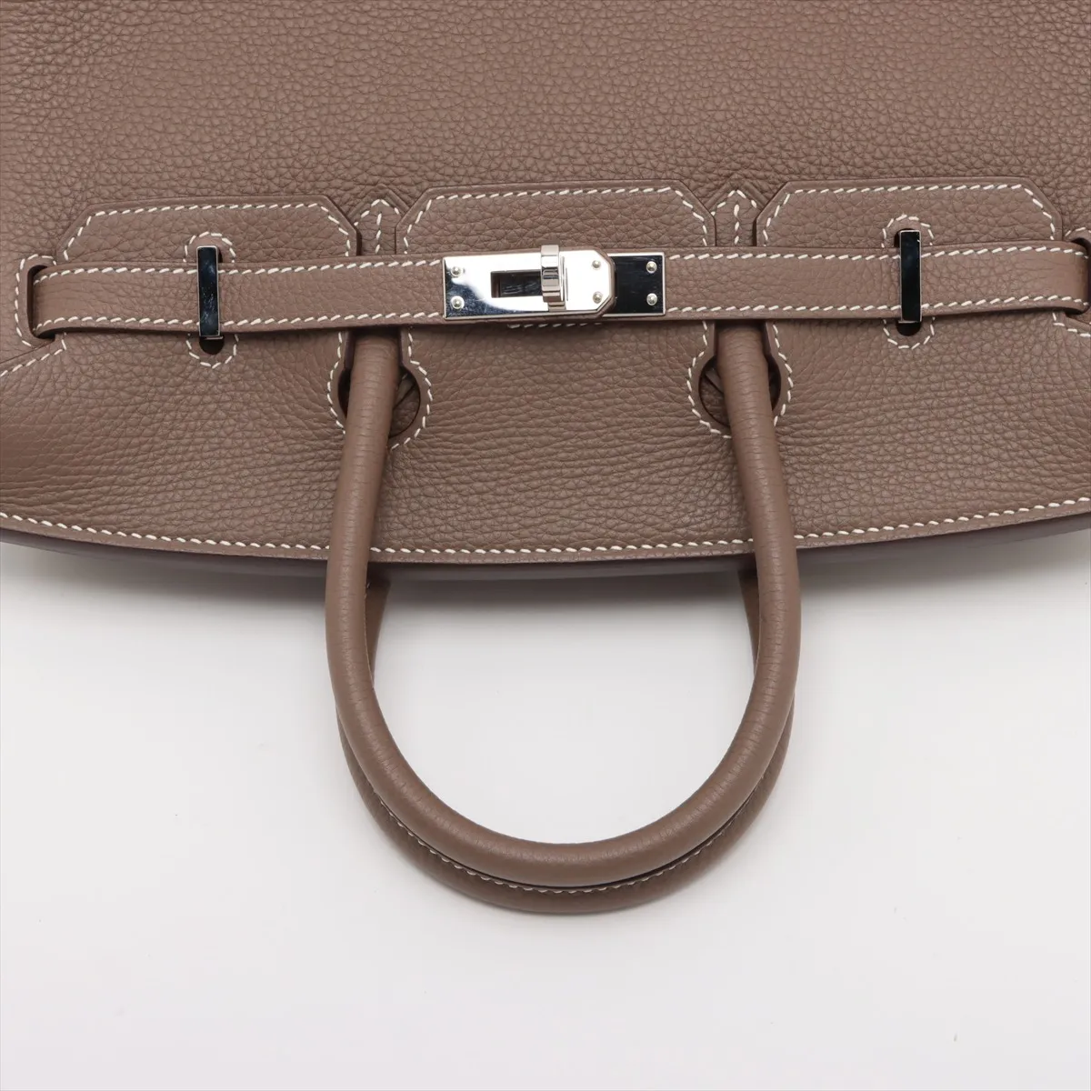 [Individually wrapped] Hermes Birkin 25 LeTourne Togo Etoupe Silver hardware Y:2020 — view 5