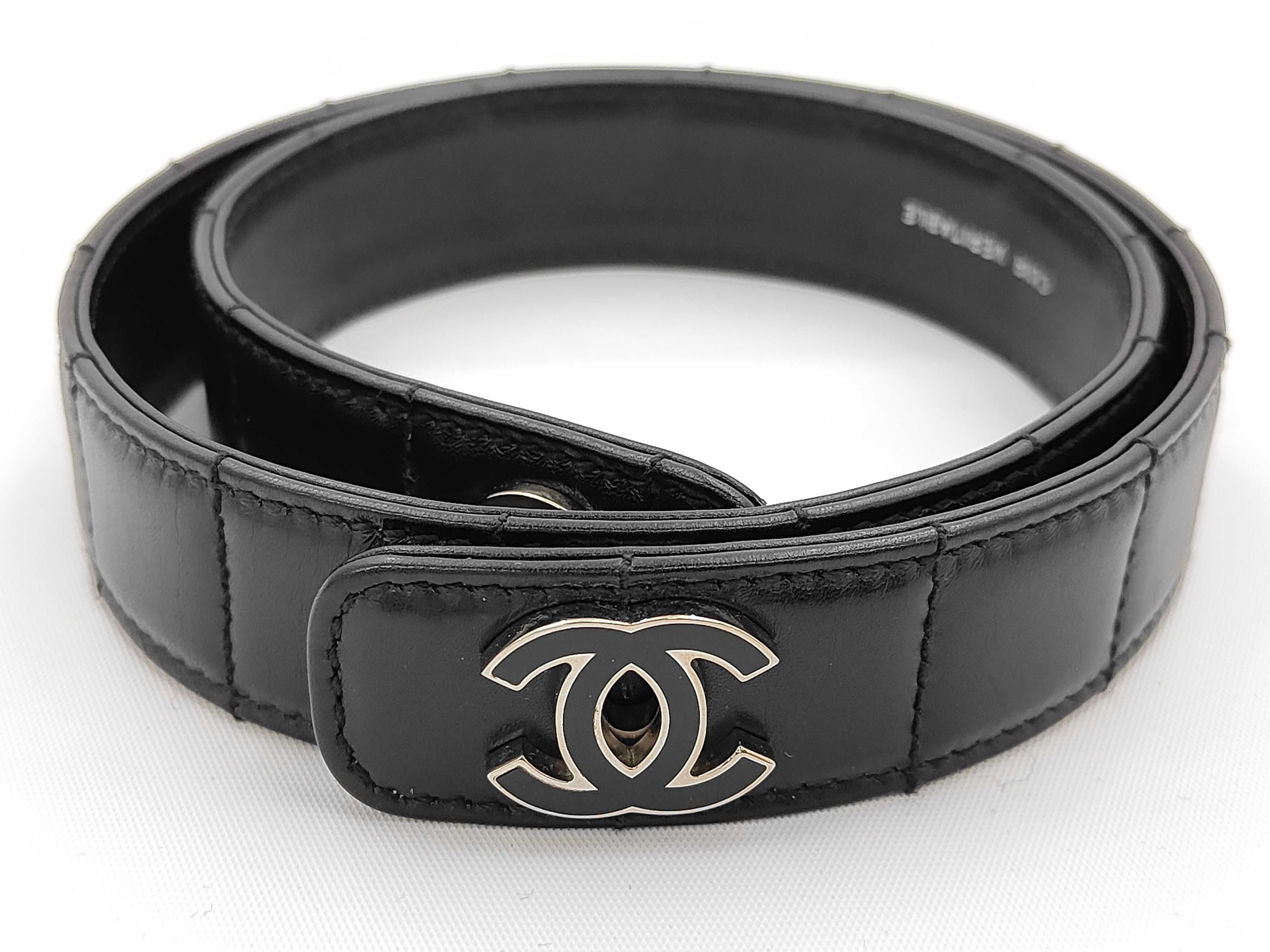 C Coco Mark / Leather Belt