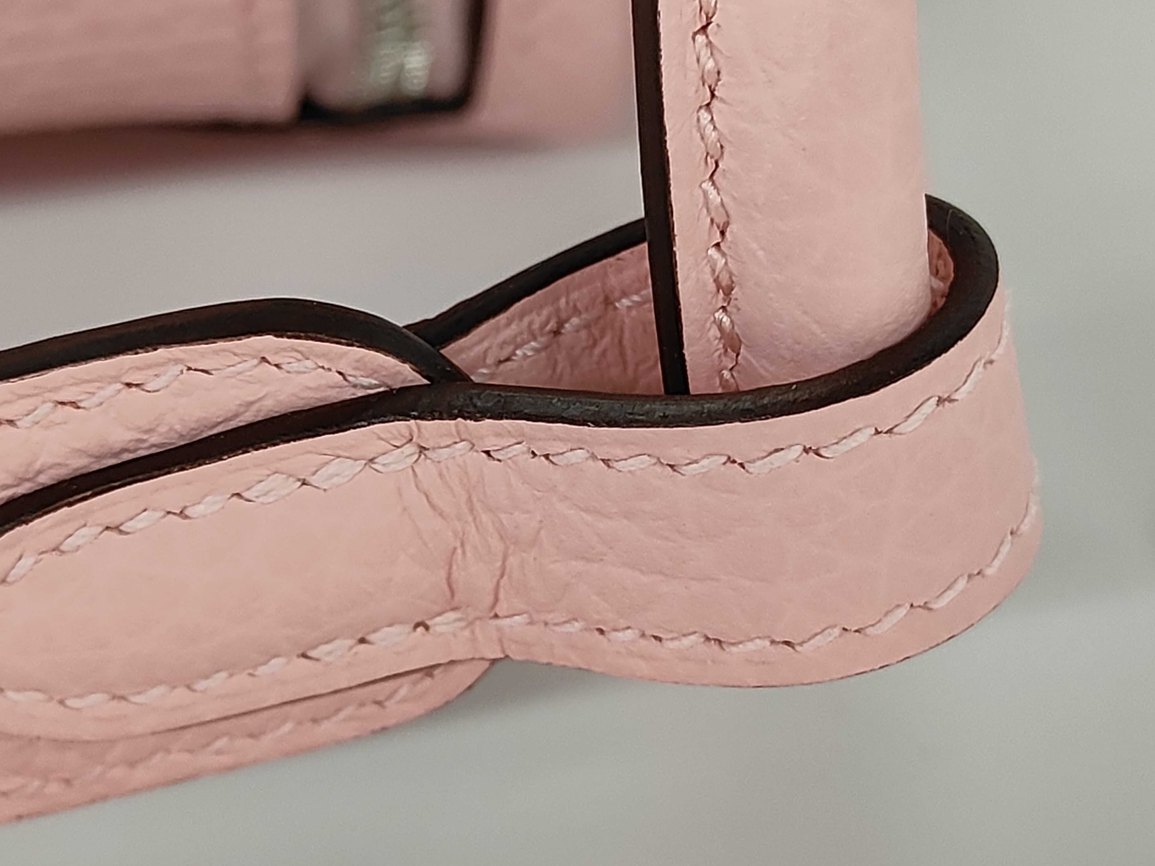 Lindy Mini Taurillon Clemence Rose Sakura SS K stamp handbag — view 5