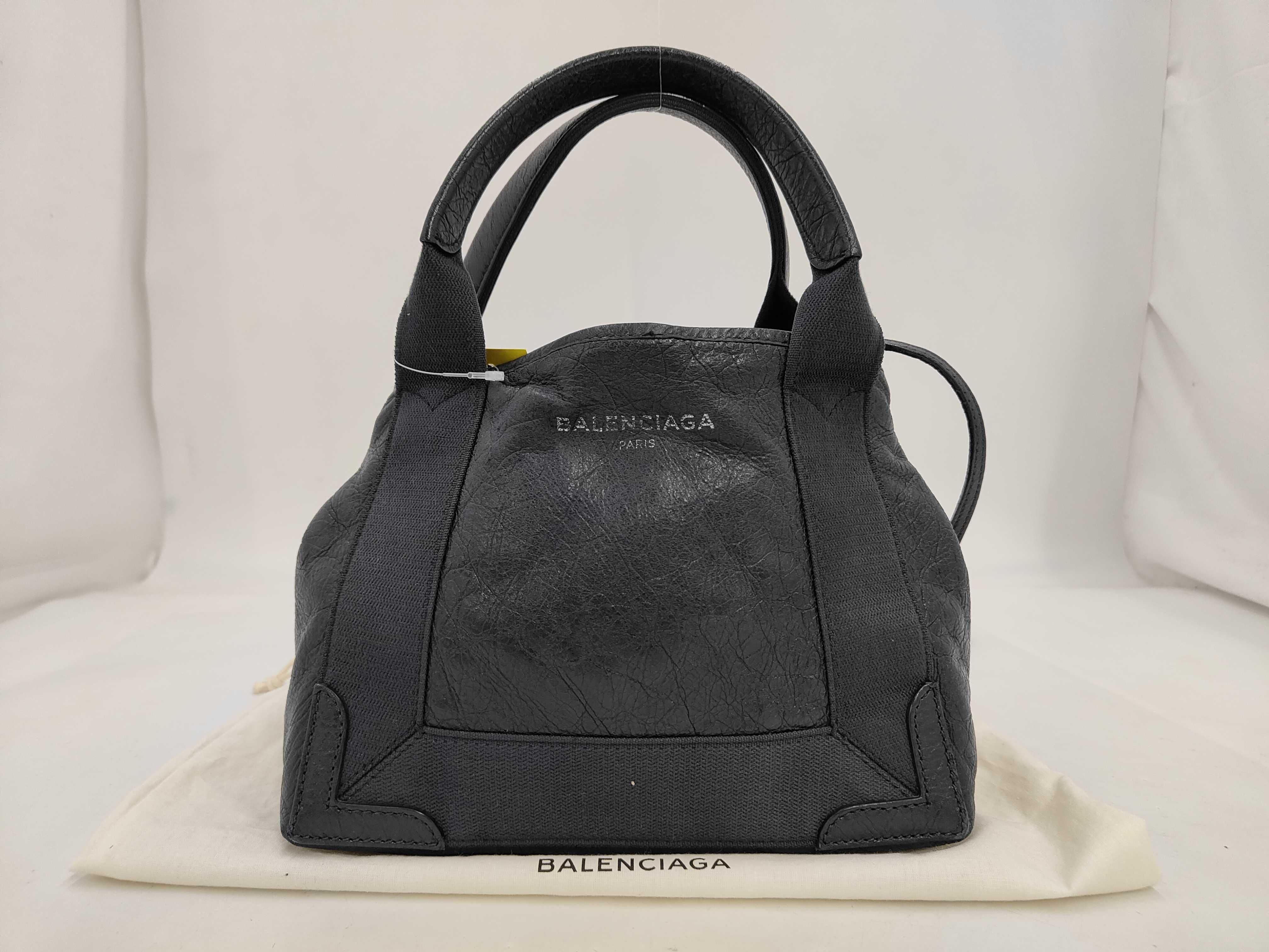 Leather Navy Cabas XS 390346 Shoulder Bag