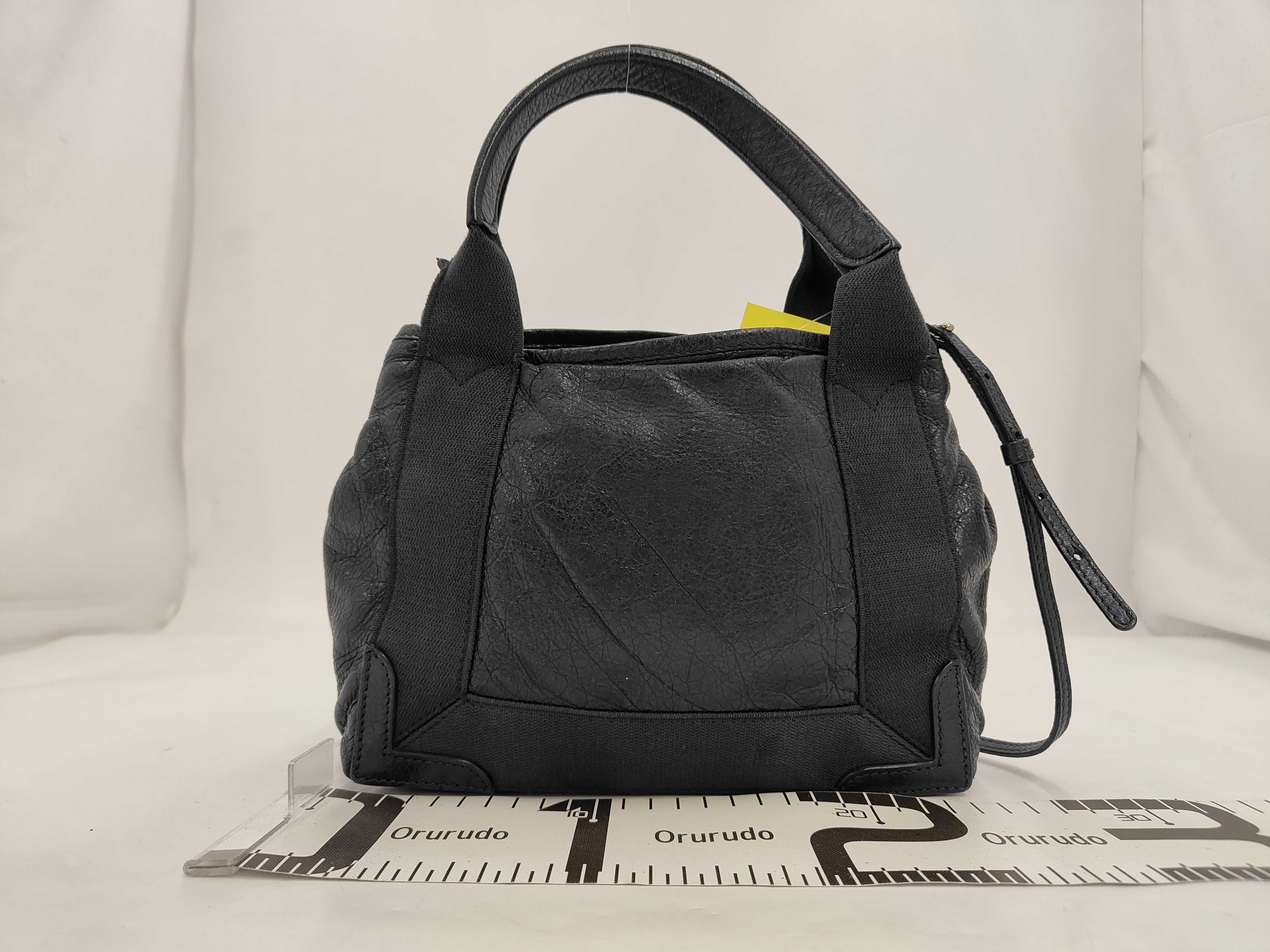 Leather Navy Cabas XS 390346 Shoulder Bag — view 2