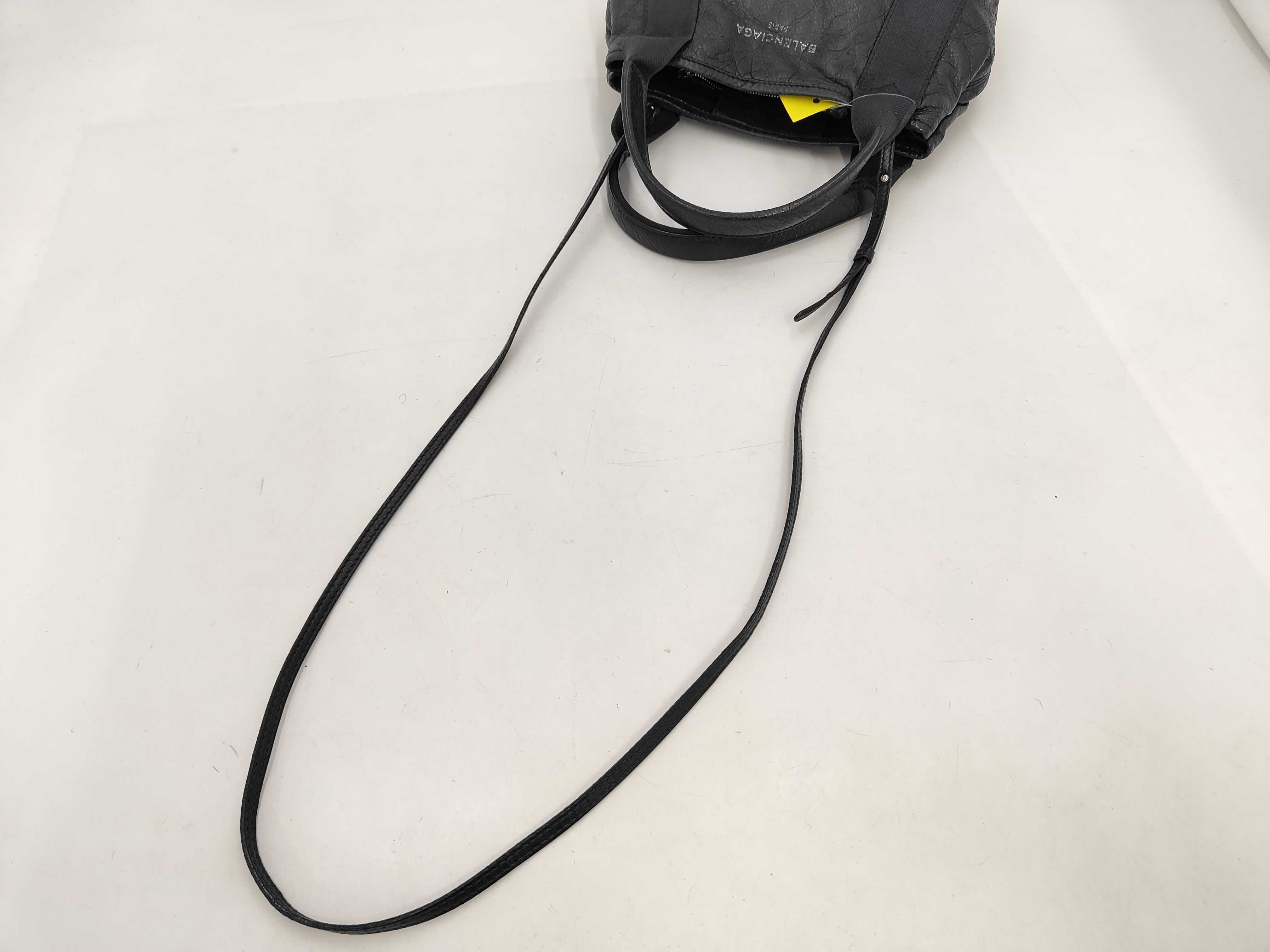 Leather Navy Cabas XS 390346 Shoulder Bag — view 3