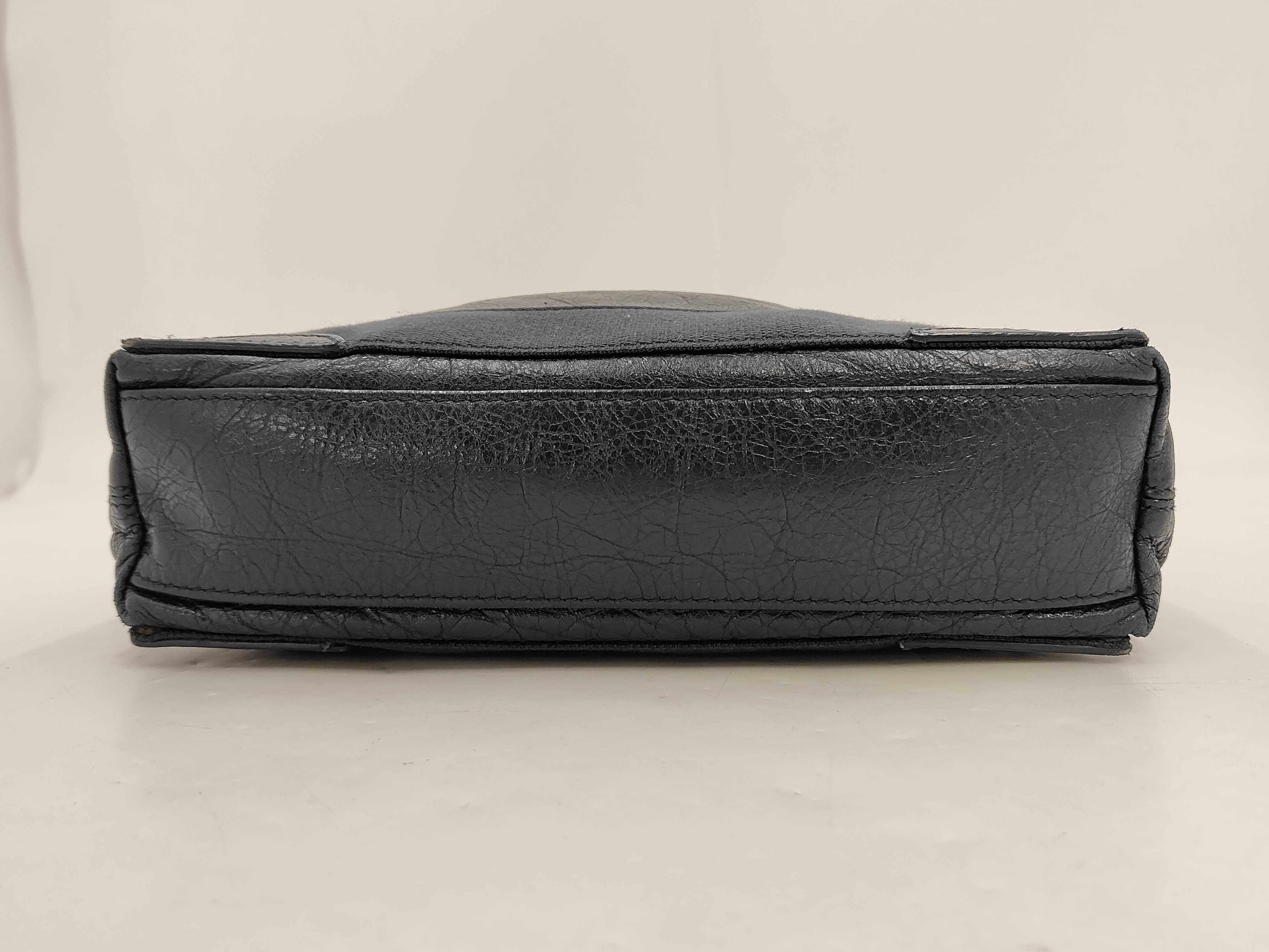 Leather Navy Cabas XS 390346 Shoulder Bag — view 7
