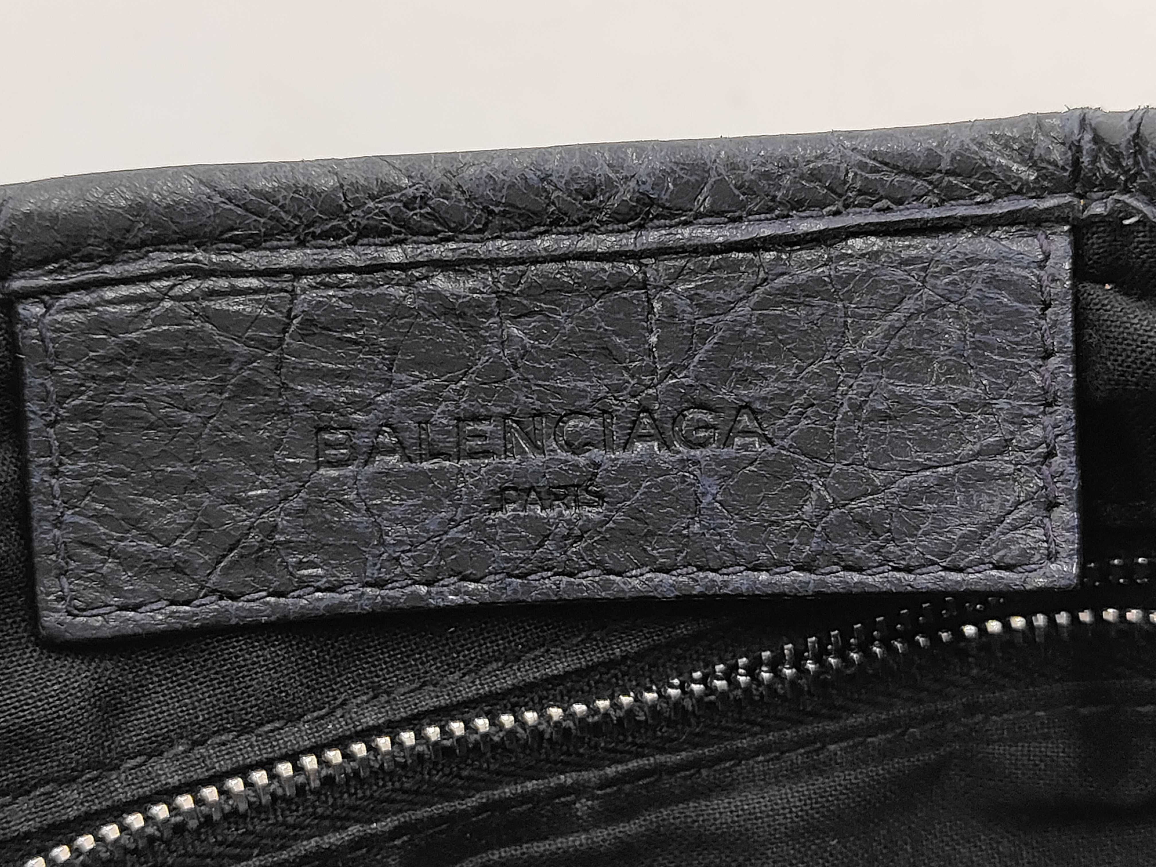 Leather Navy Cabas XS 390346 Shoulder Bag — view 10