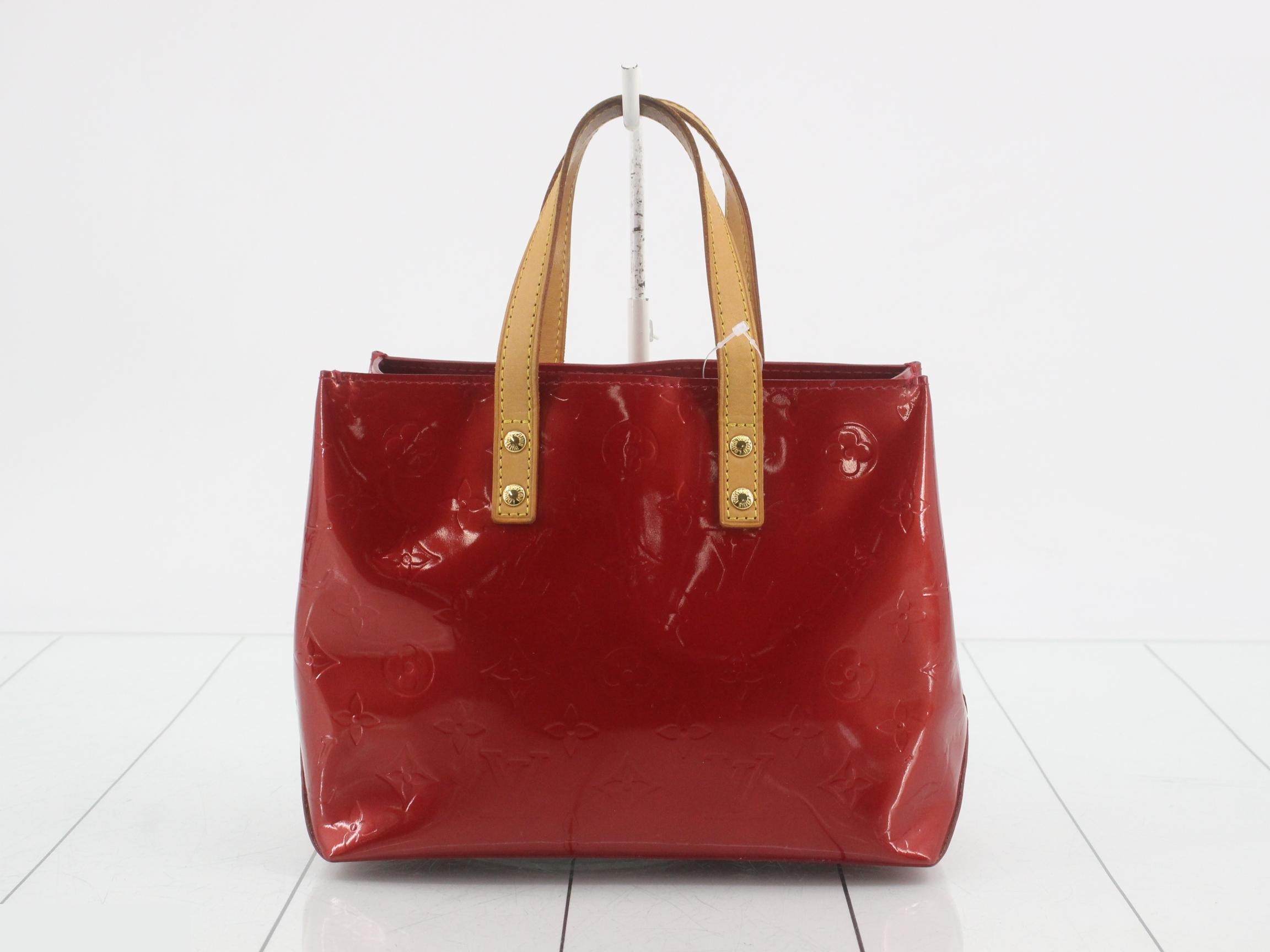 M91088 LV Vernis Lead PM Rouge Handbag — view 2