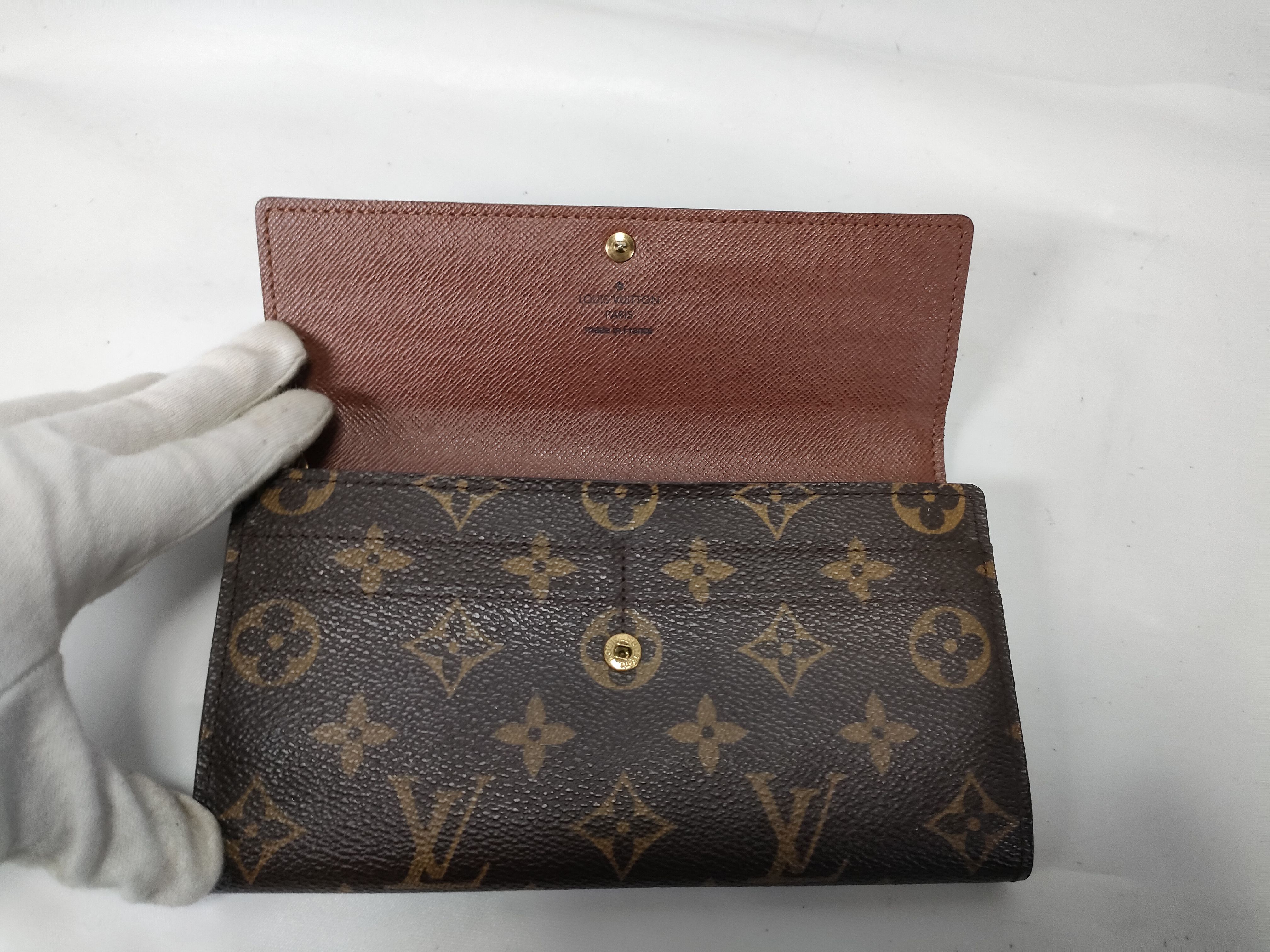 Monogram Vuitton Sarah 10 Wallet — view 8