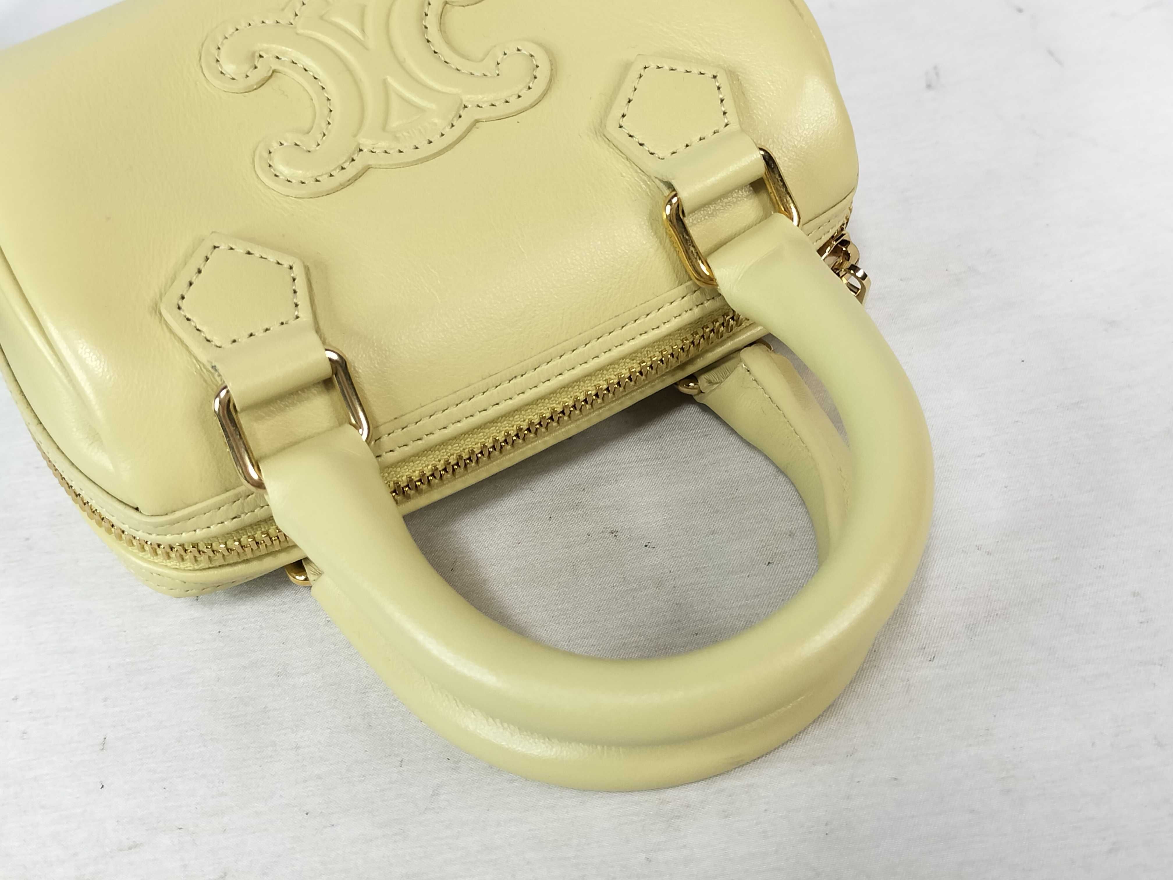 Unused Cuir Triomphe Mini Boston Handbag — view 3