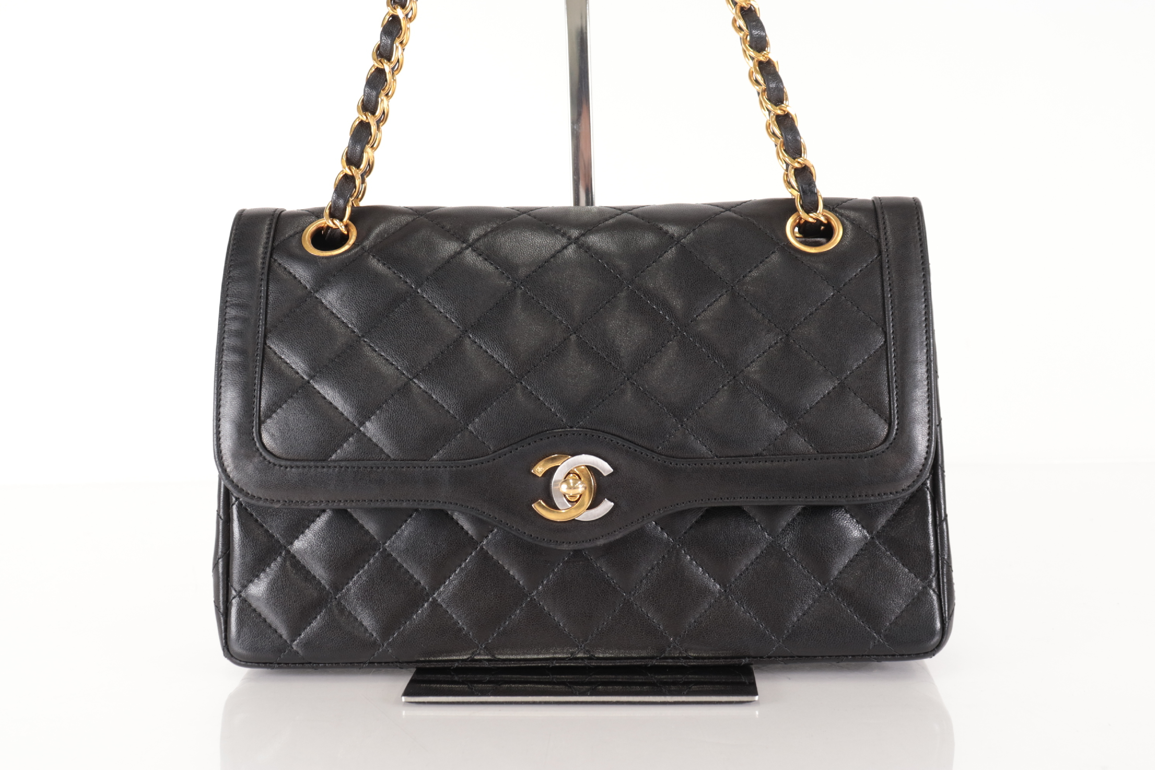 Double Flap Lambskin Paris Limited Edition Shoulder Bag (Serial No. 3) — view 2