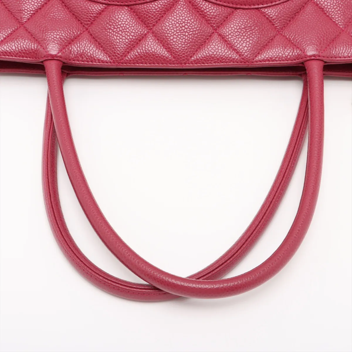 reprint caviar skin tote bag red gold hardware 6388705 6th series — view 5