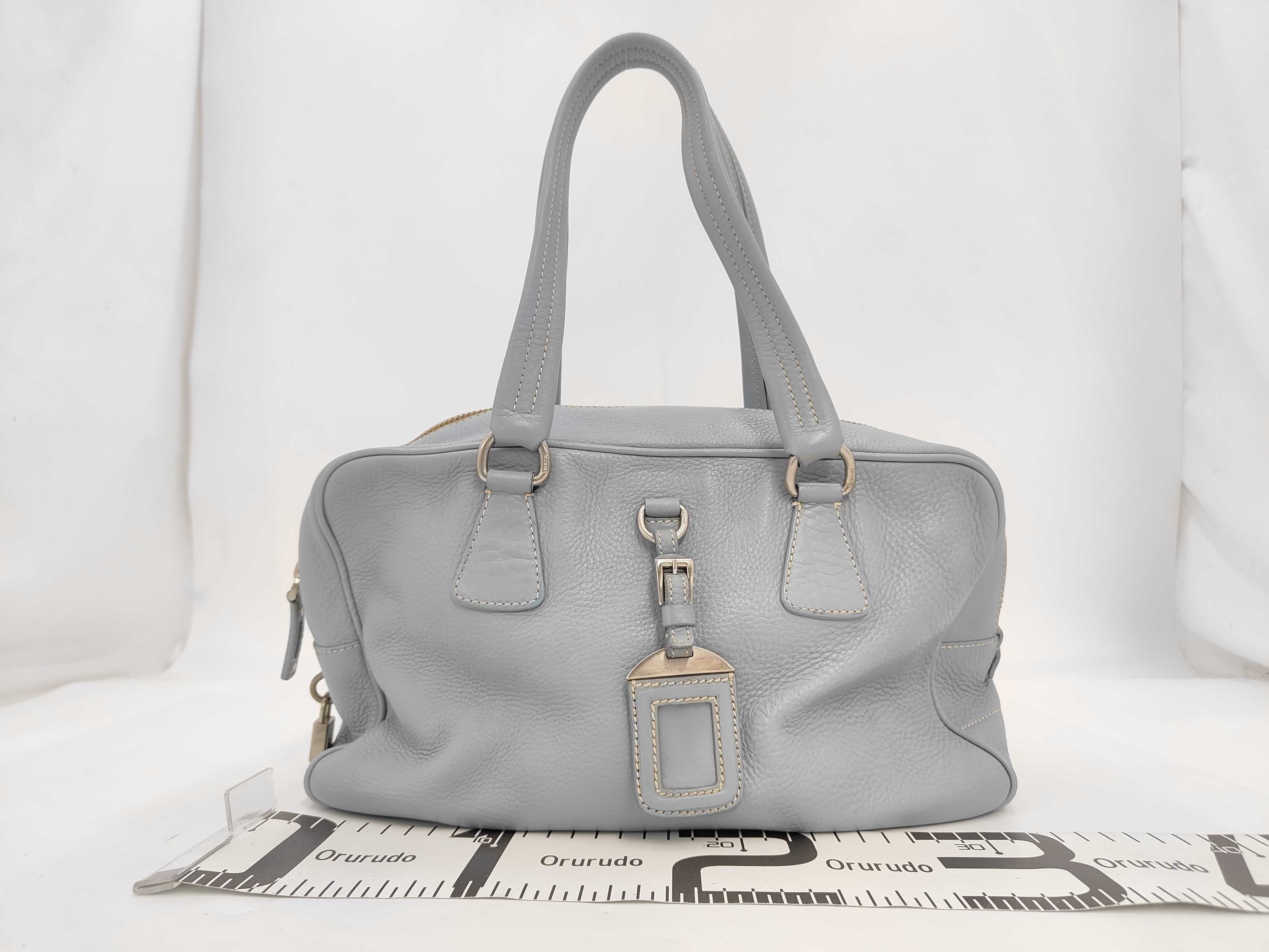 Vitello Daino Bauletto Tote Shoulder Bag — view 2