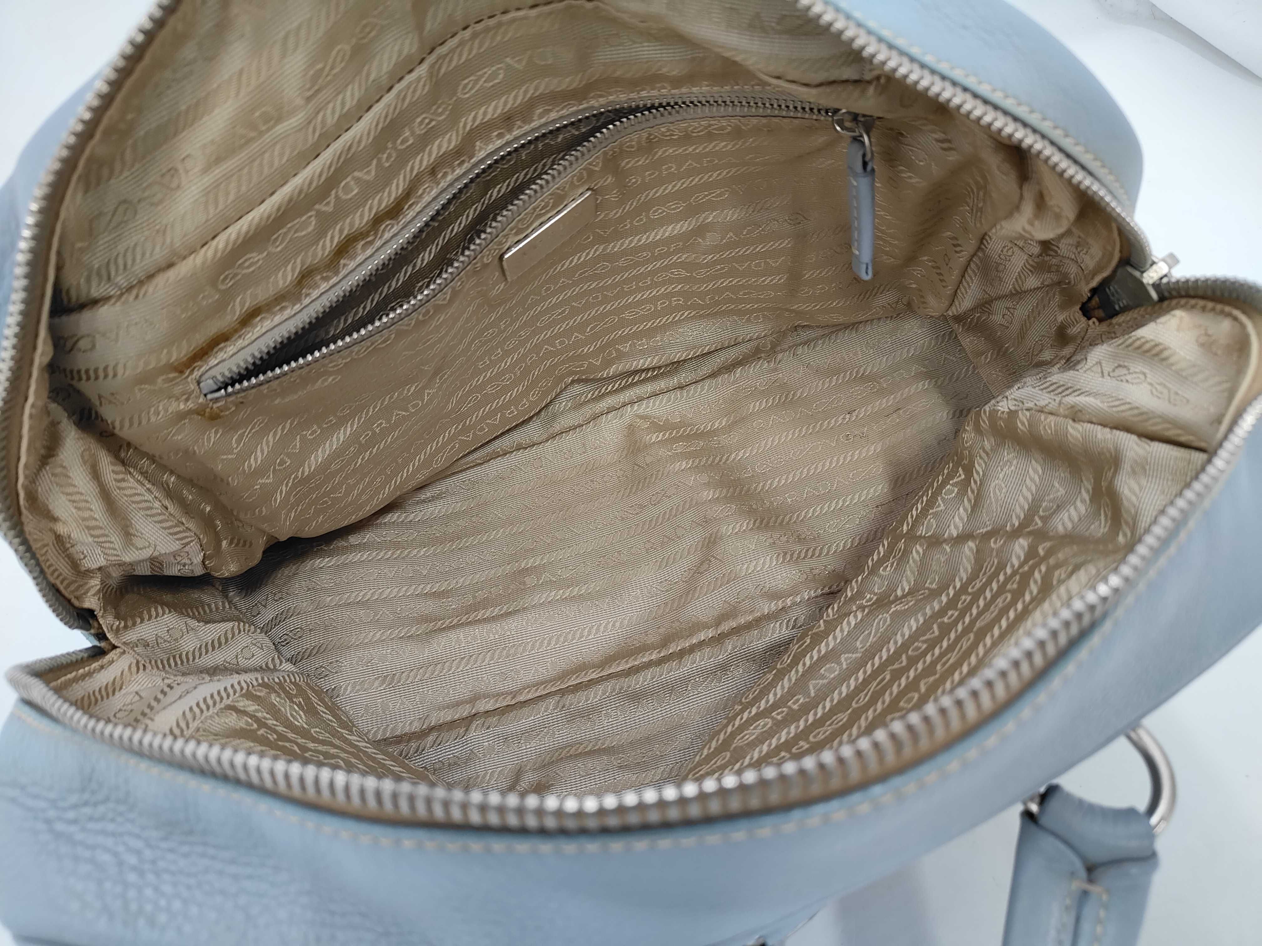 Vitello Daino Bauletto Tote Shoulder Bag — view 8