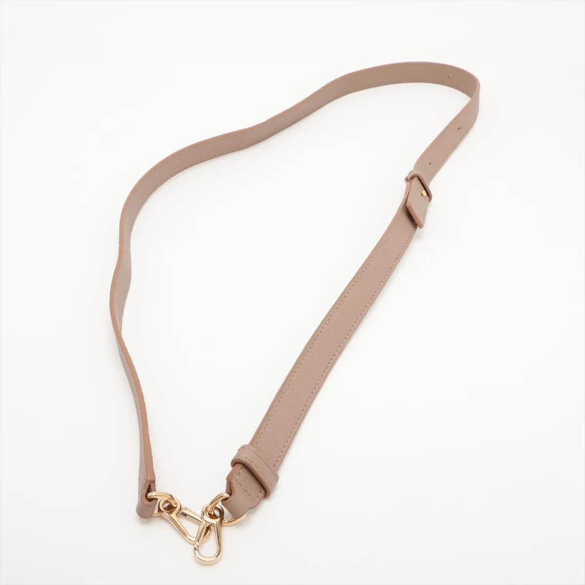 Pebble Bucket Mini Leather 2-Way Handbag, Beige — view 7