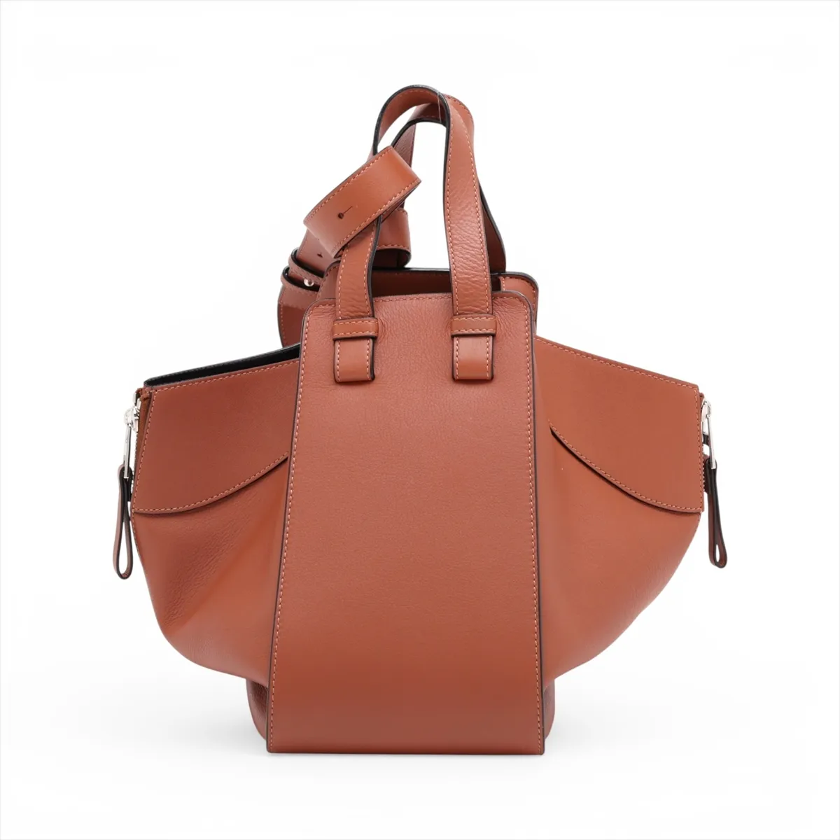 Hammock Small Leather 2-Way Handbag Brown with C Mark — view 2