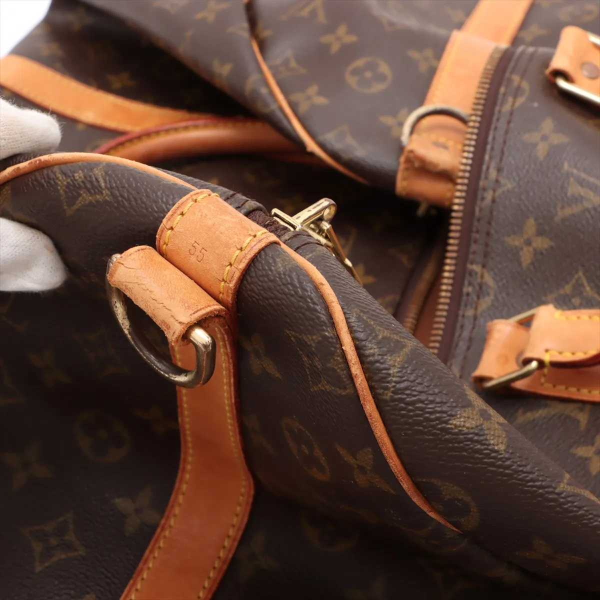 Monogram Keepall Bandouliere 55 M41414 VI0947 Brown — view 10
