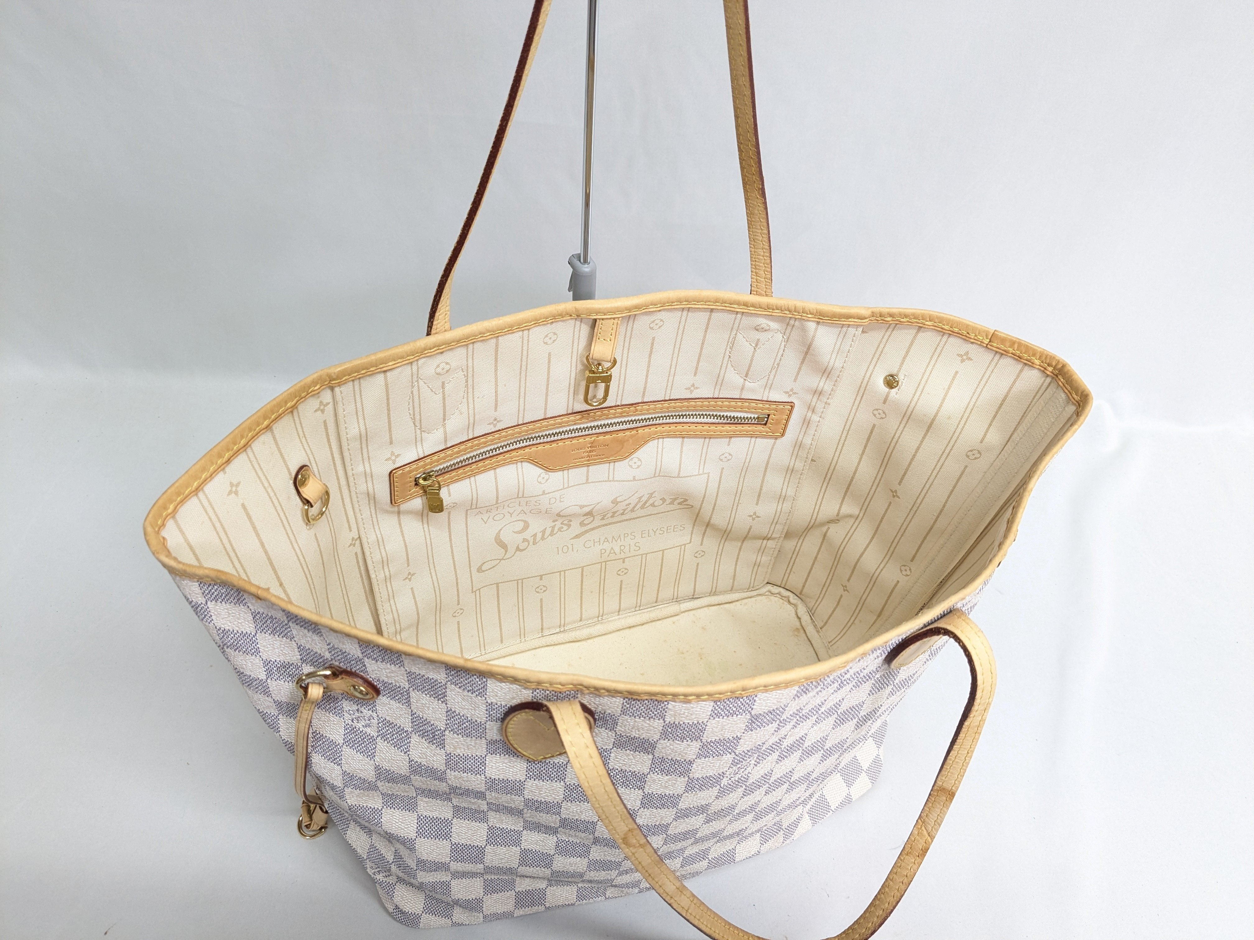 LV Azur Neverfull MM Tote Bag — view 6