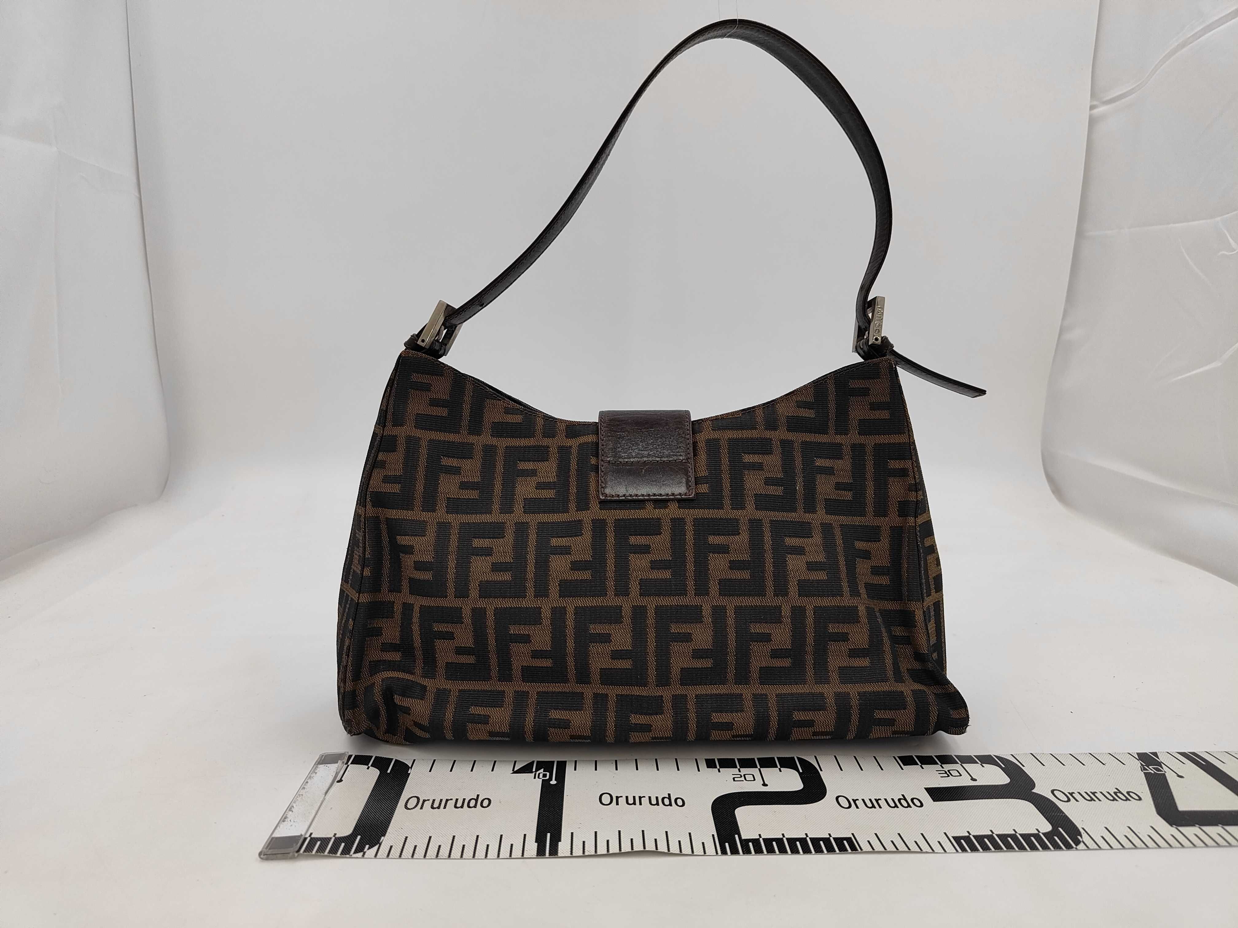Zucca pattern Mamma Bucket shoulder bag, brown handbag — view 2