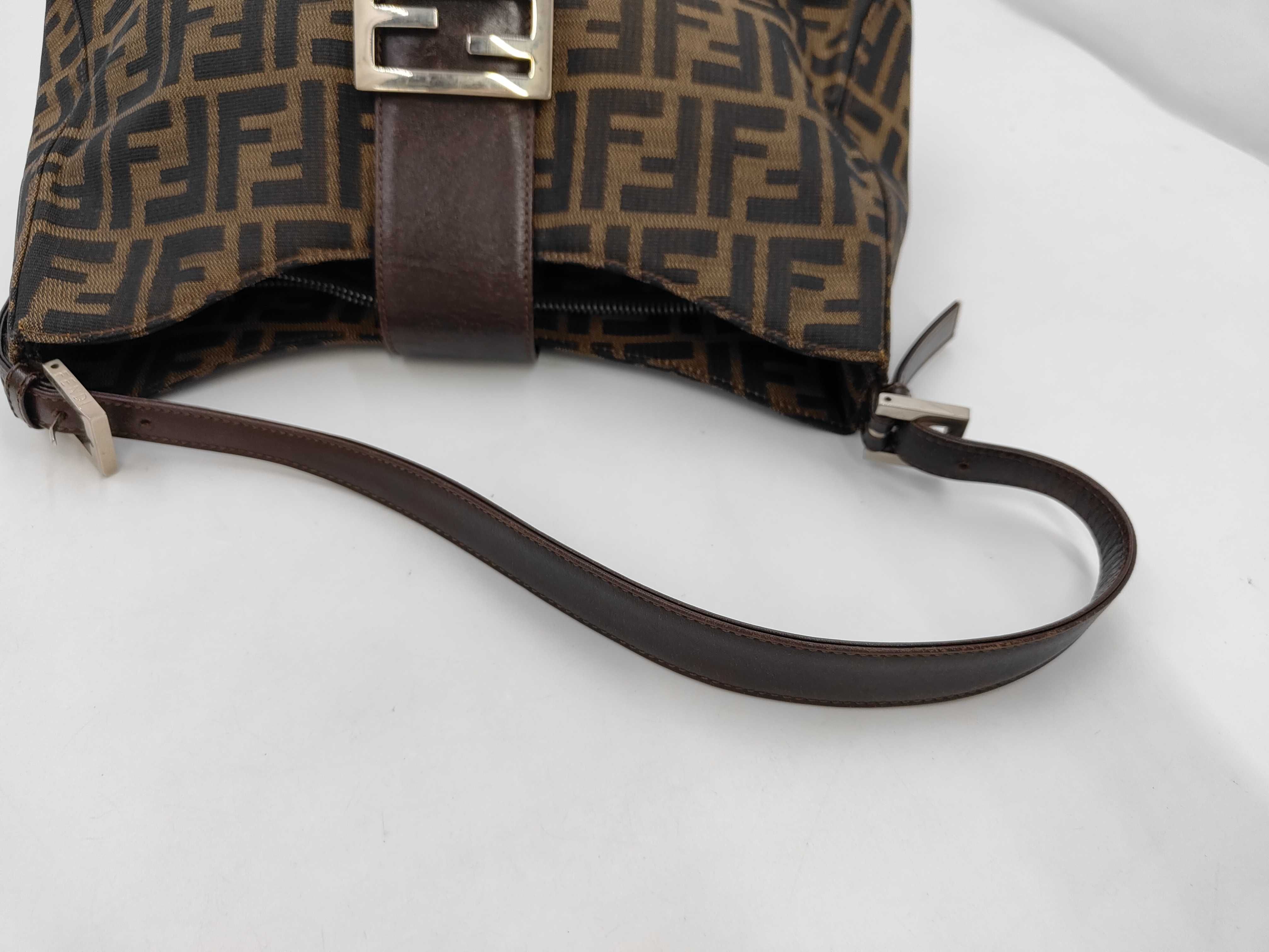Zucca pattern Mamma Bucket shoulder bag, brown handbag — view 9
