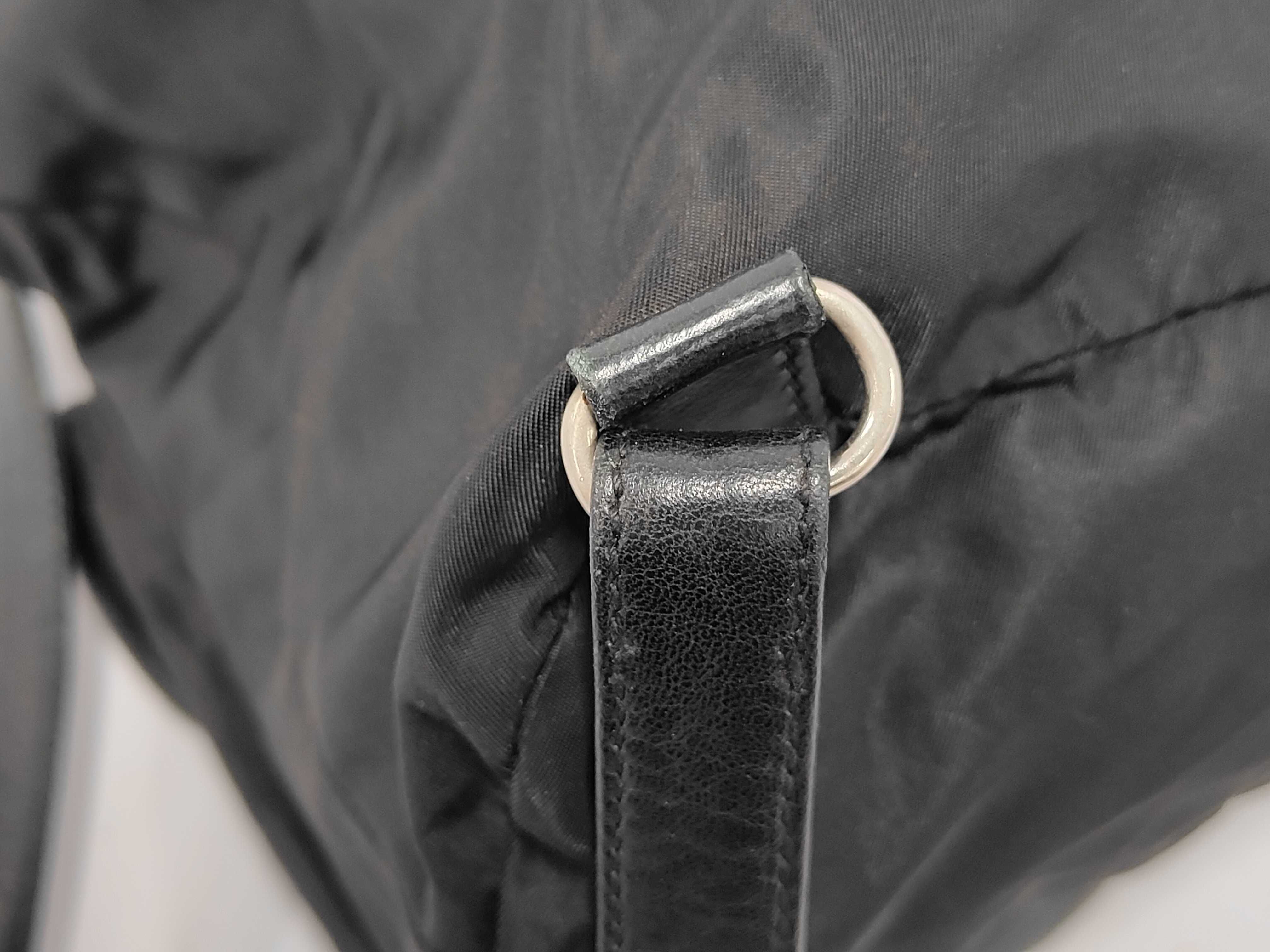 Backpack, Nylon x Leather Rucksack — view 4