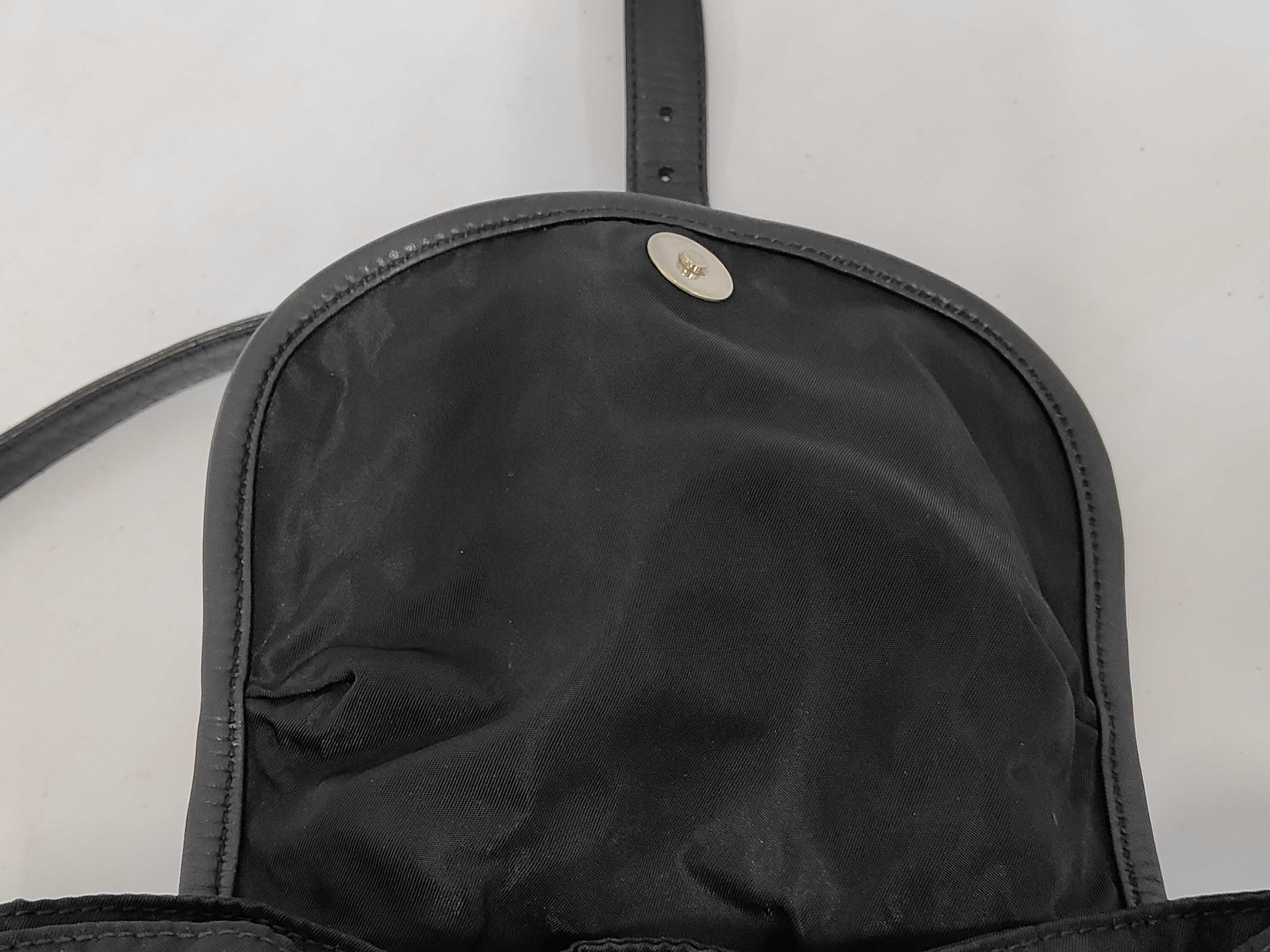 Backpack, Nylon x Leather Rucksack — view 10