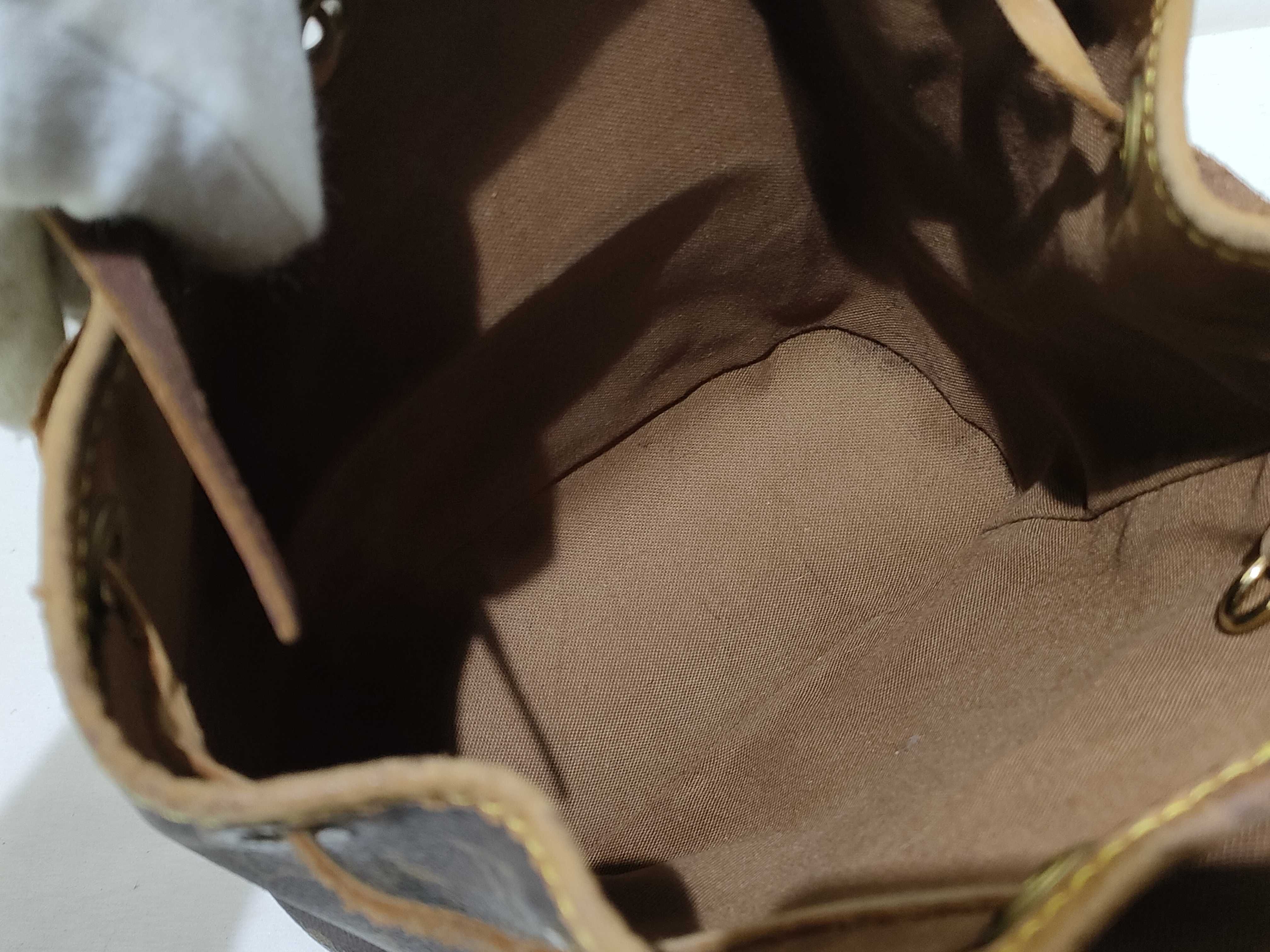 Monogram Louis Vuitton M51137 Monogram Mini Montsouris SP0010 Backpack — view 9