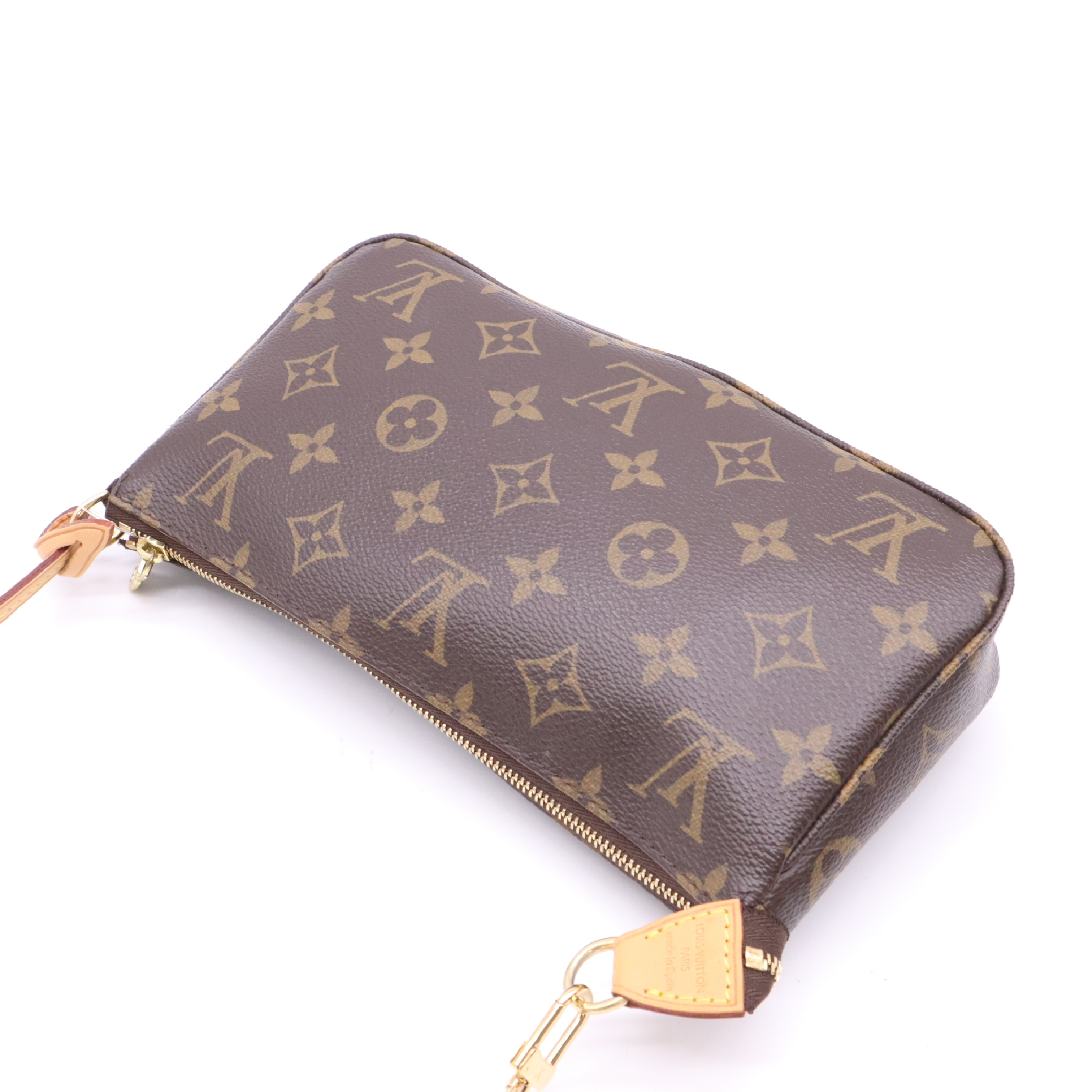 M40712 Monogram Pochette Accessoires with dust bag and pouch — view 4
