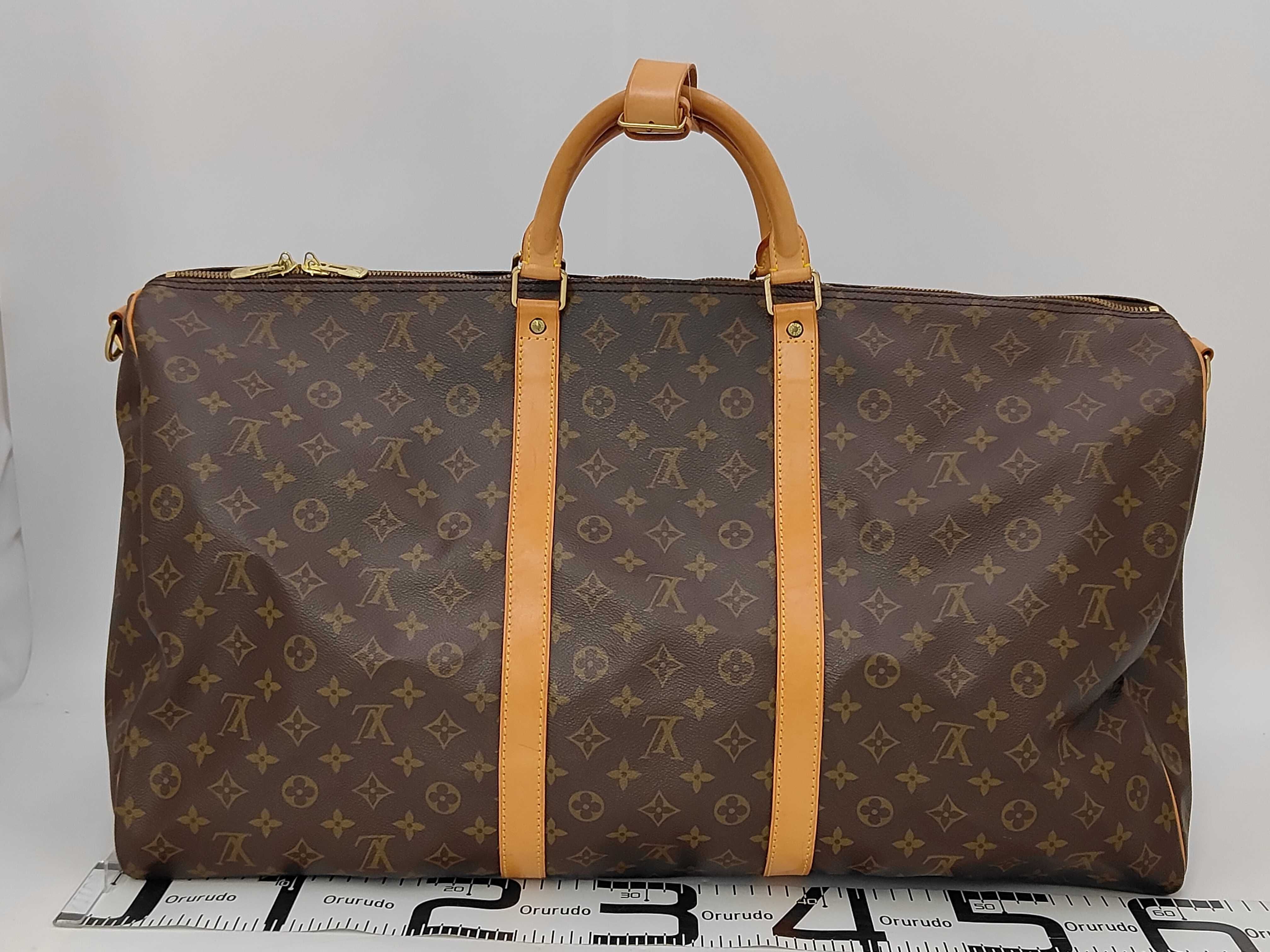 Monogram Vuitton Keepall Bandoli 60 Boston Bag — view 2
