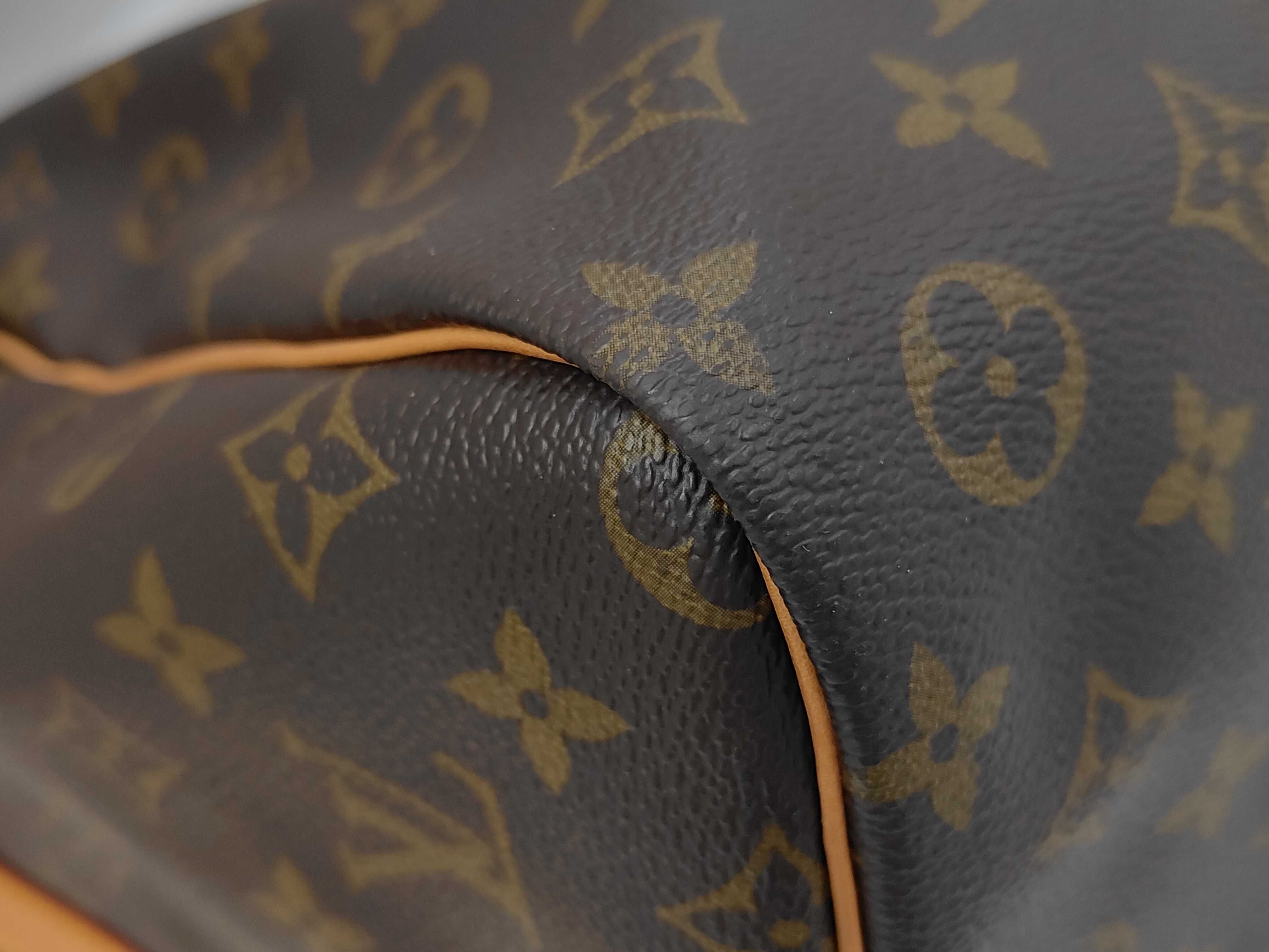 Monogram Vuitton Keepall Bandoli 60 Boston Bag — view 3