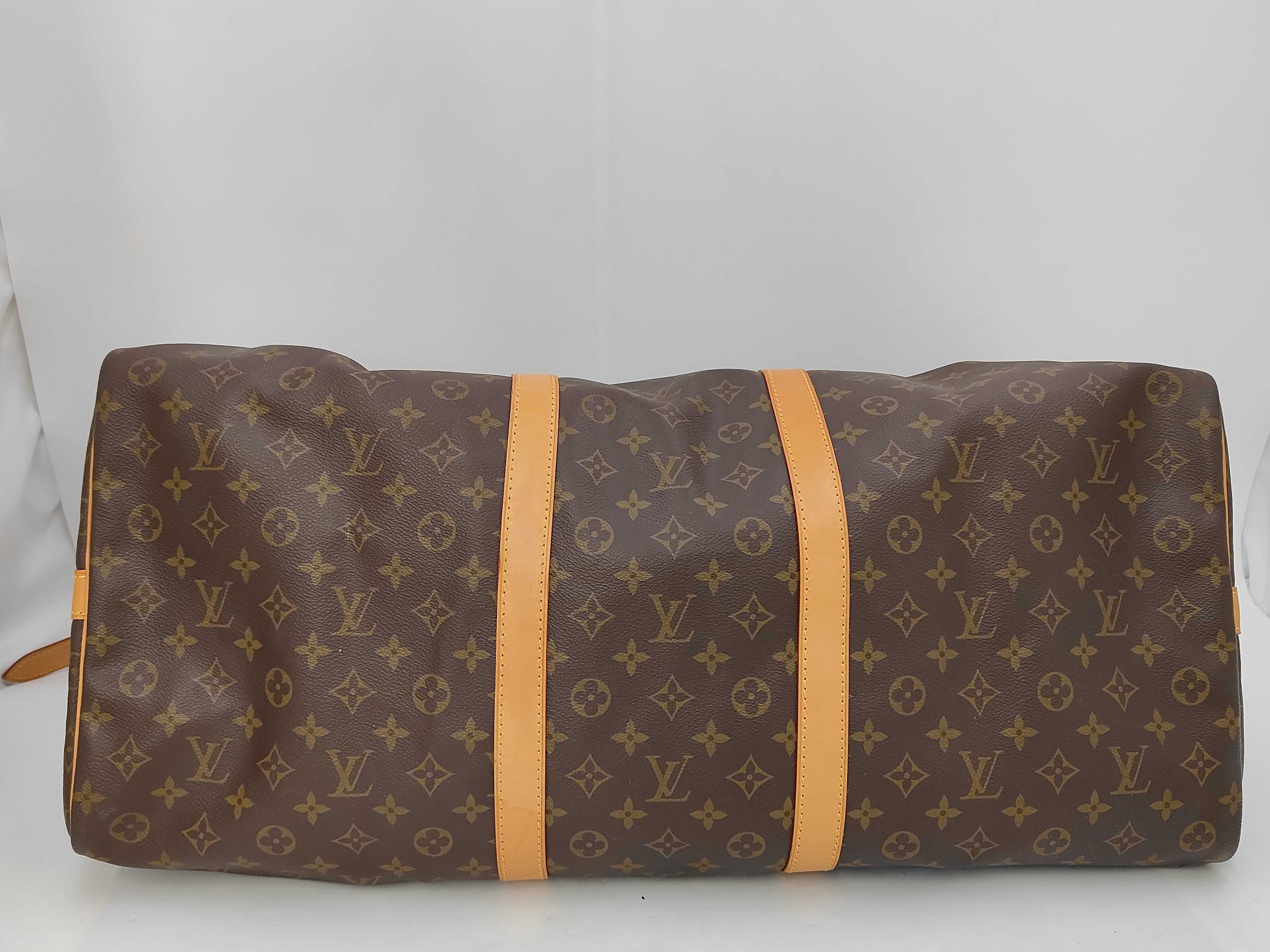 Monogram Vuitton Keepall Bandoli 60 Boston Bag — view 4