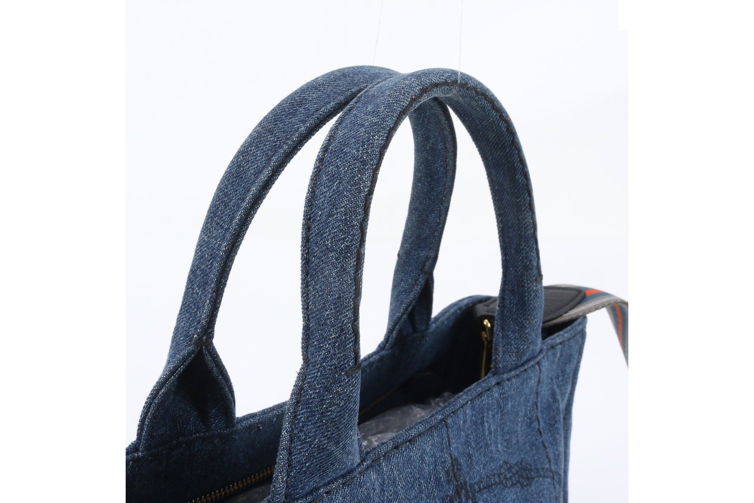 Canapa Triangle Logo 1BG439 2-Way Tote Bag (with guarantee) — view 2