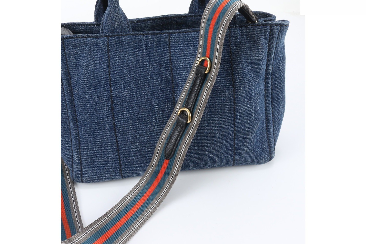 Canapa Triangle Logo 1BG439 2-Way Tote Bag (with guarantee) — view 3