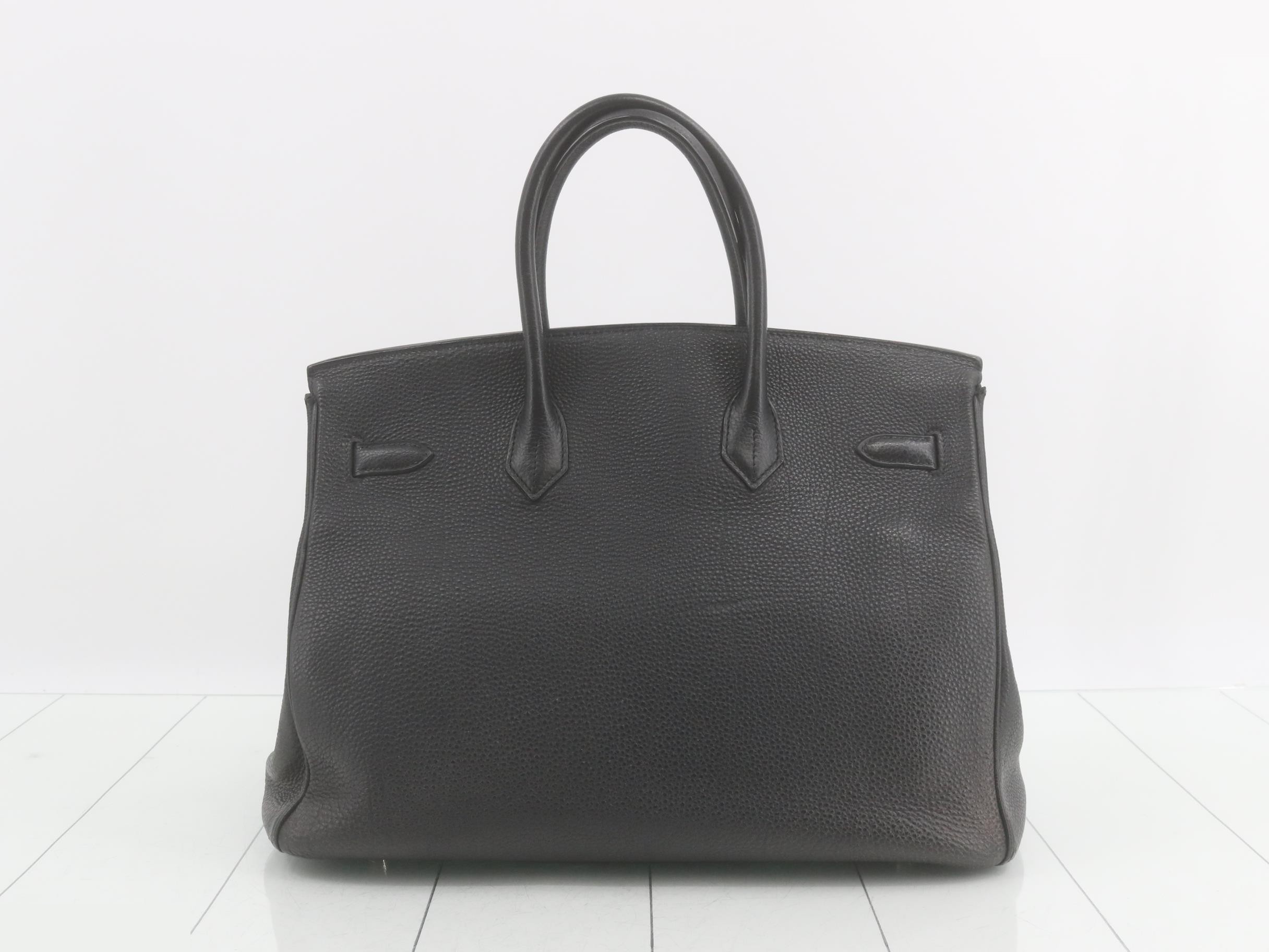 Other lines: Birkin 35 Black Tote Bag — view 3