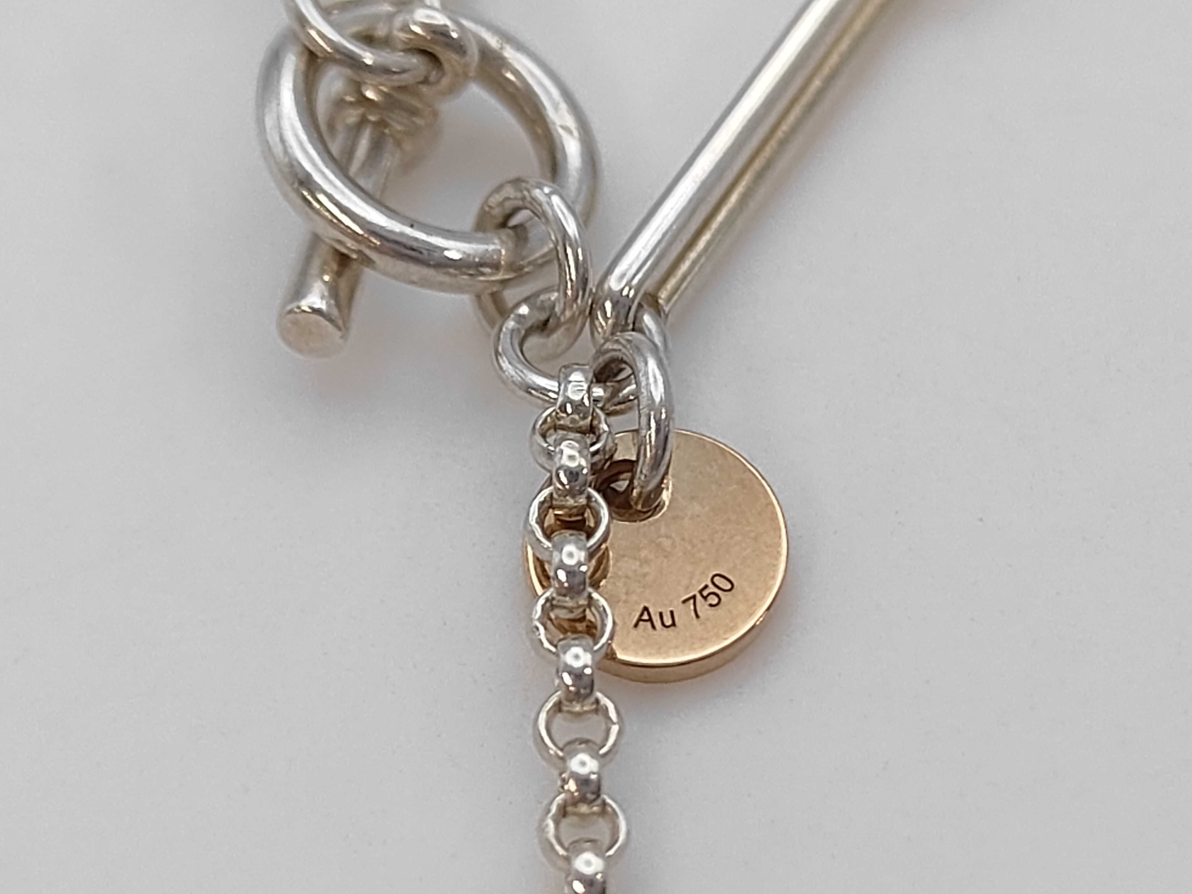 Ex-Lives 925/750 Combination Amulet Necklace — view 4