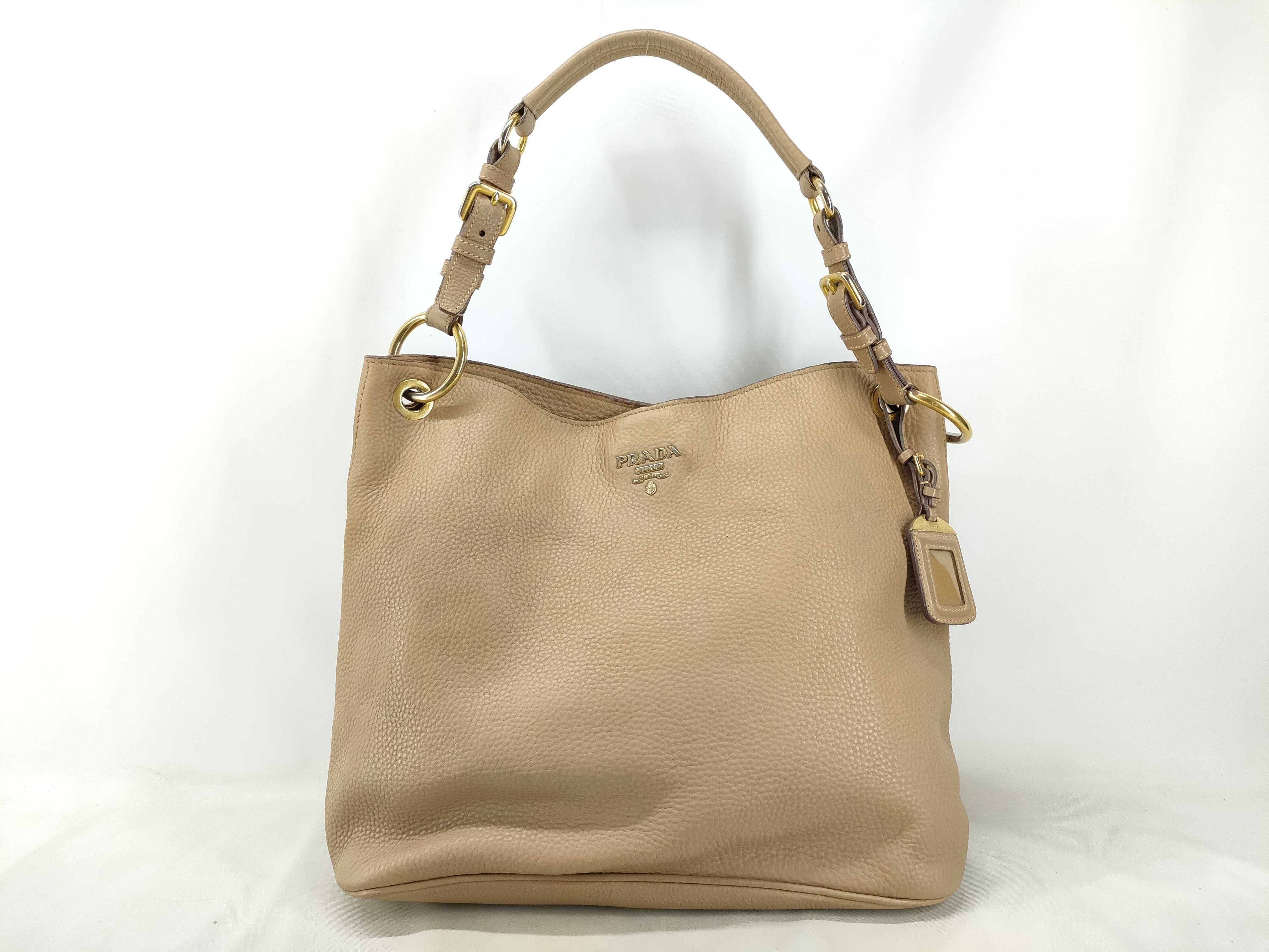 ID- Vitello Daino cow skin shoulder bag tote bag