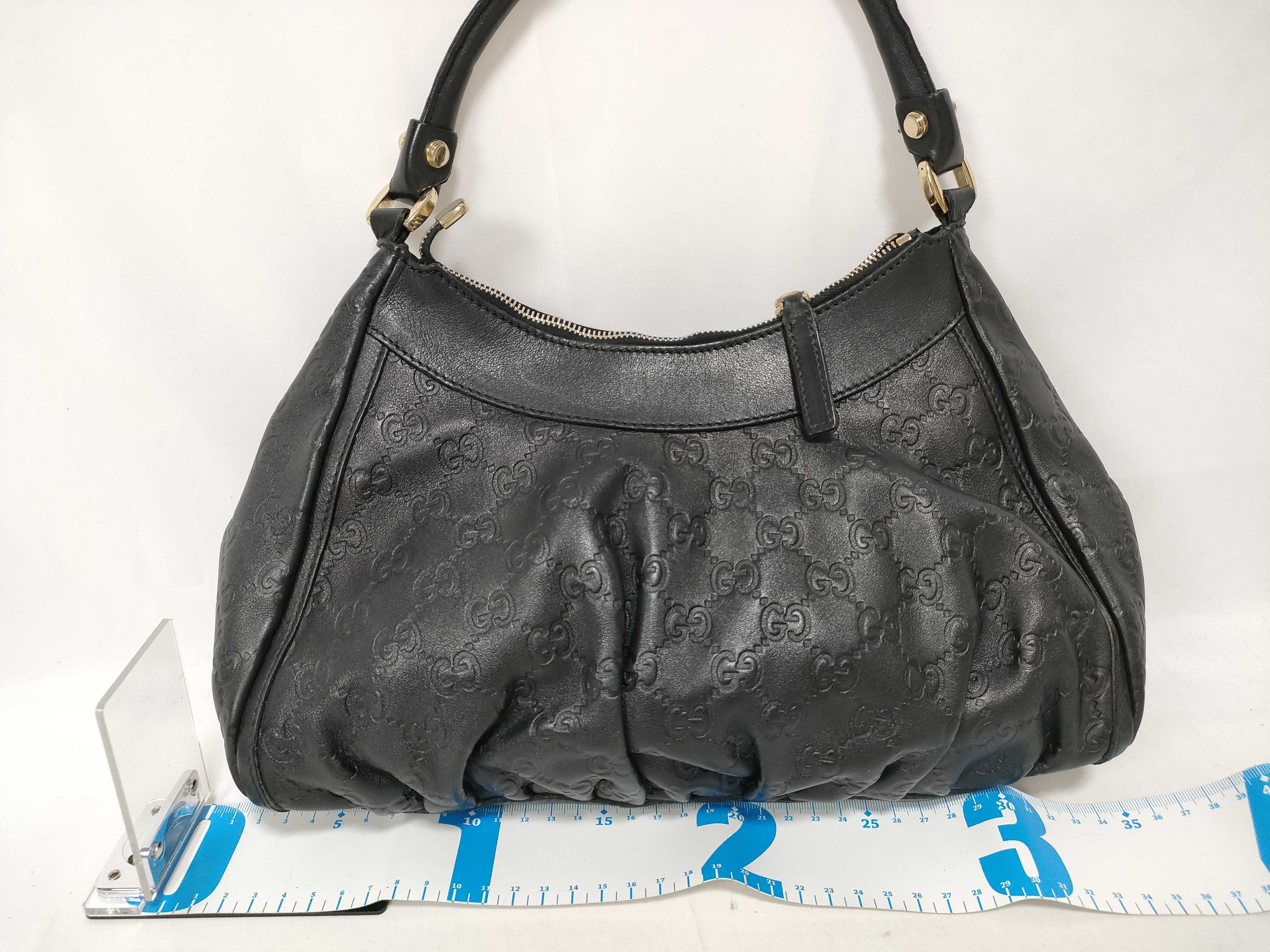 Black Leather D-Buckle Waist Bag Handbag — view 2
