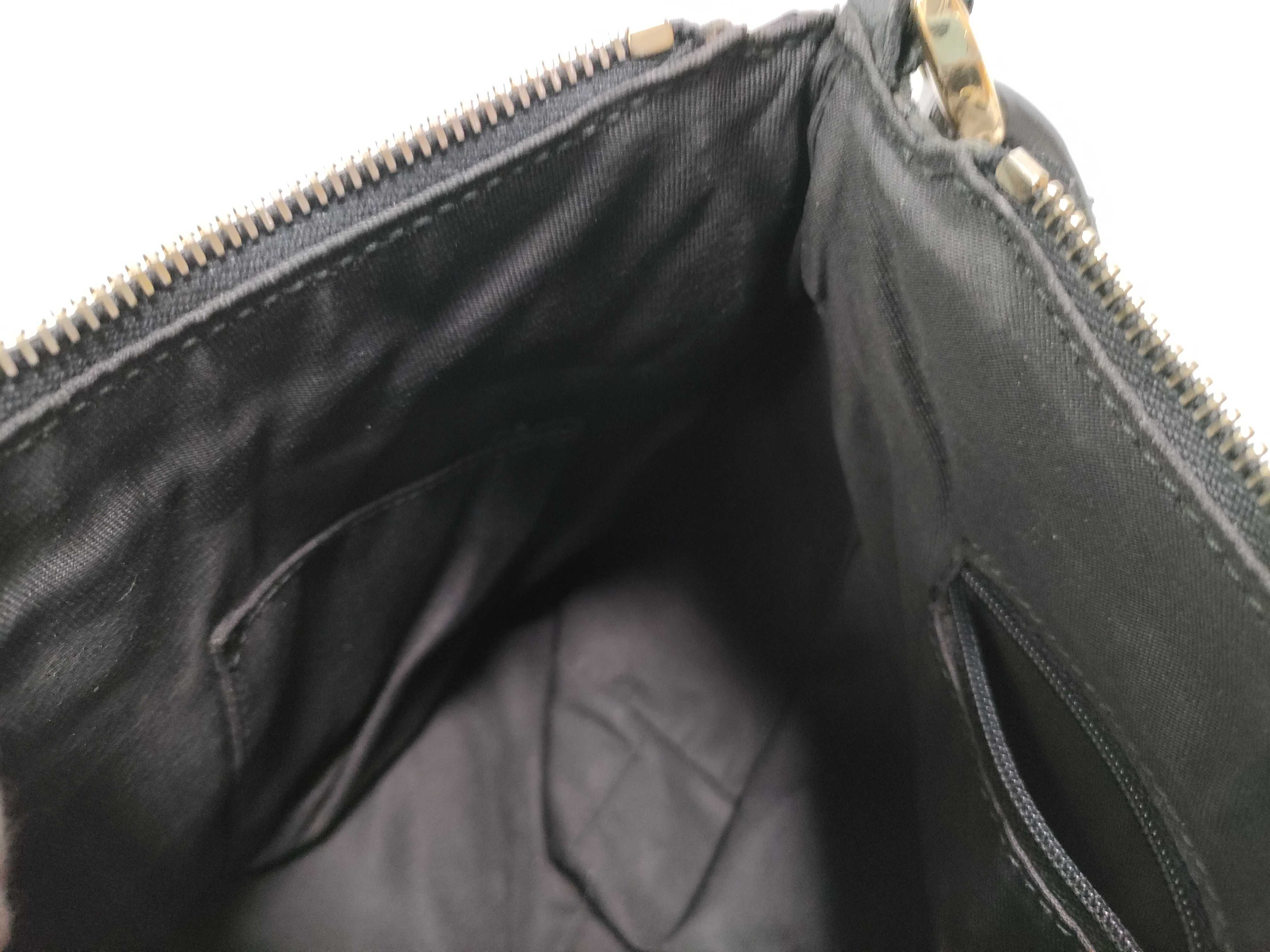 Black Leather D-Buckle Waist Bag Handbag — view 12