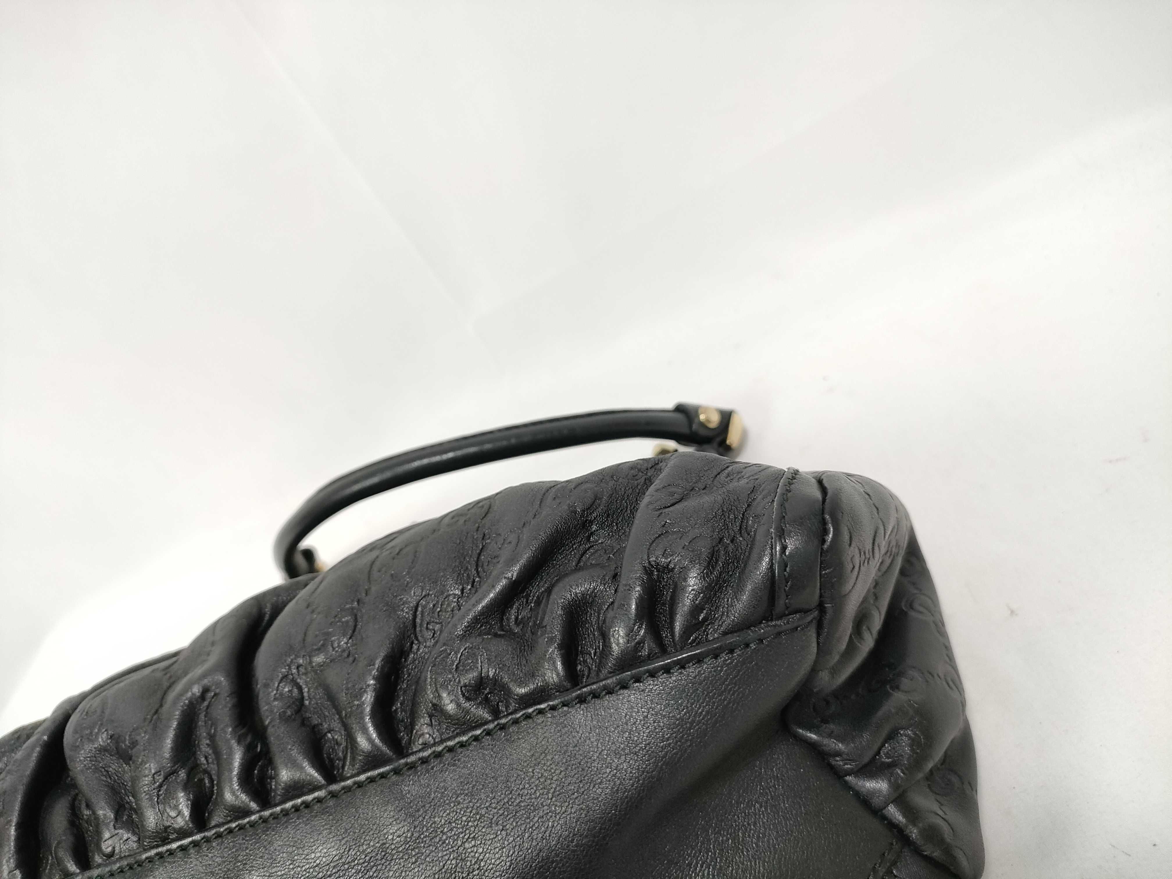 Black Leather D-Buckle Waist Bag Handbag — view 4