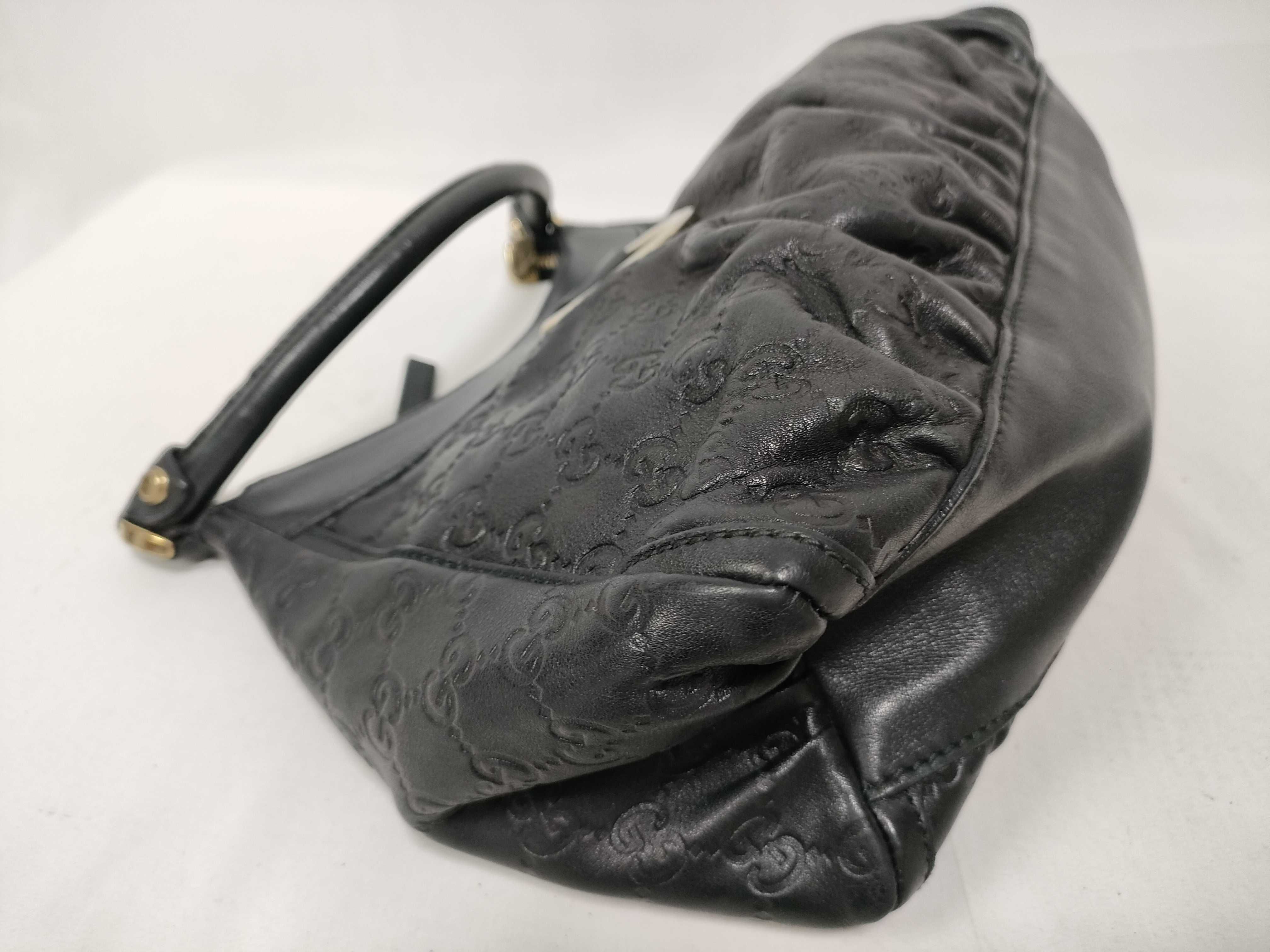 Black Leather D-Buckle Waist Bag Handbag — view 5