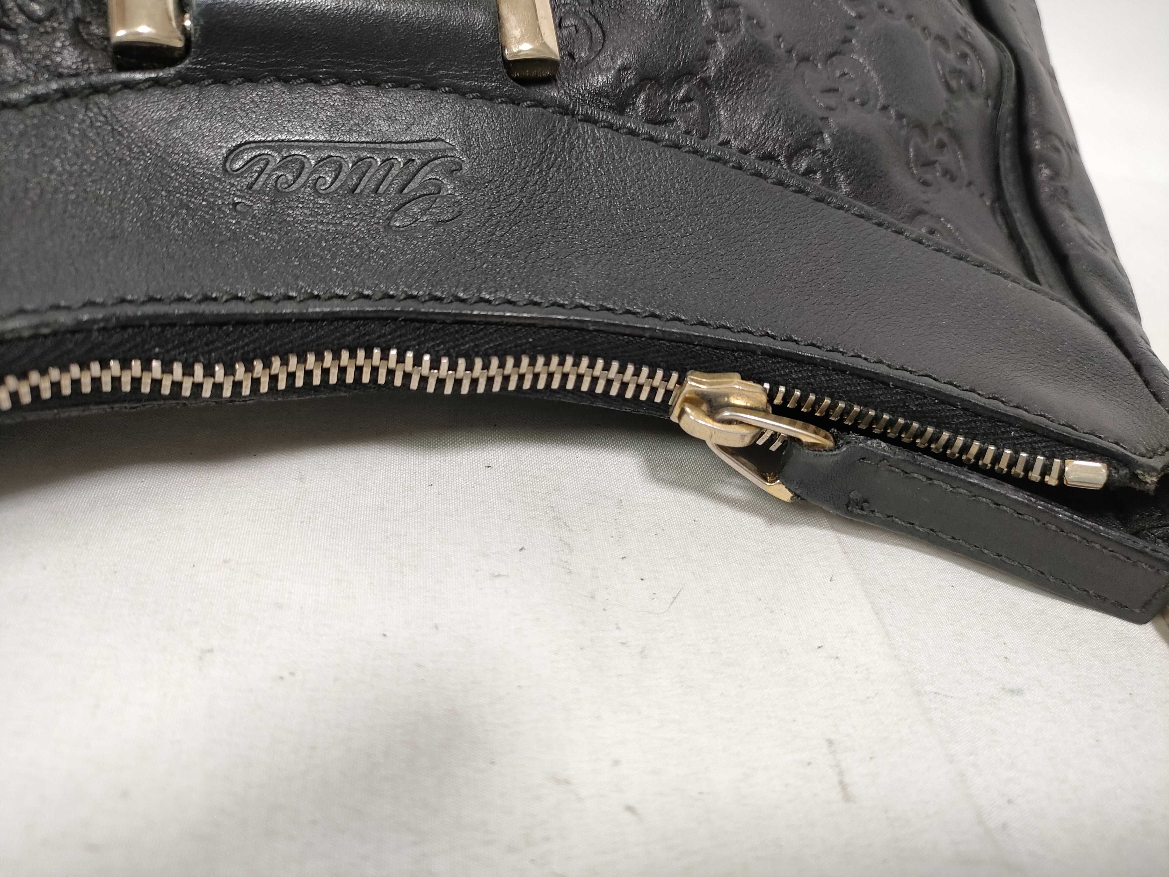 Black Leather D-Buckle Waist Bag Handbag — view 10