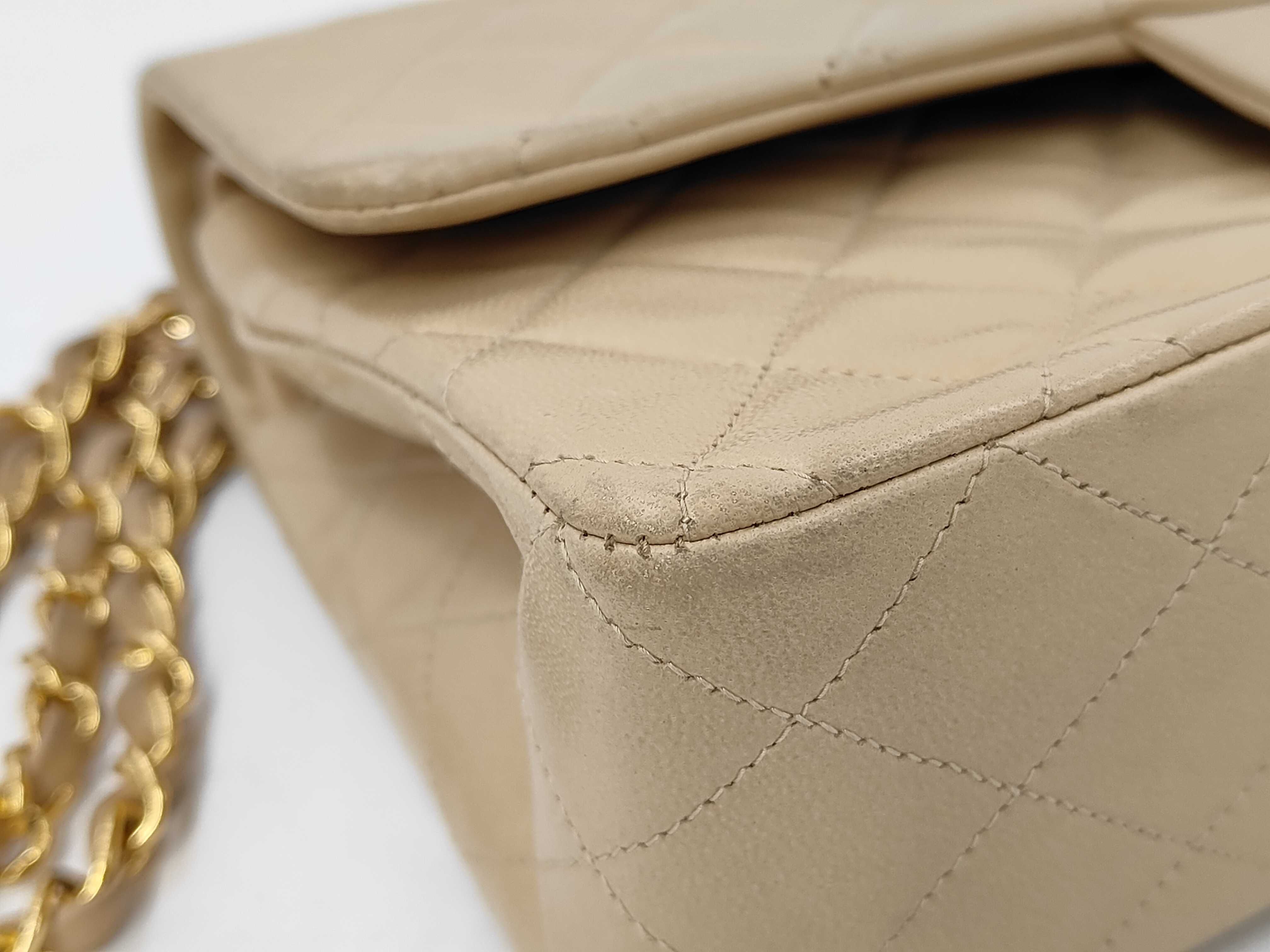 Matelassé 25 Lambskin Double Flap Double Chain Shoulder Bag — view 6